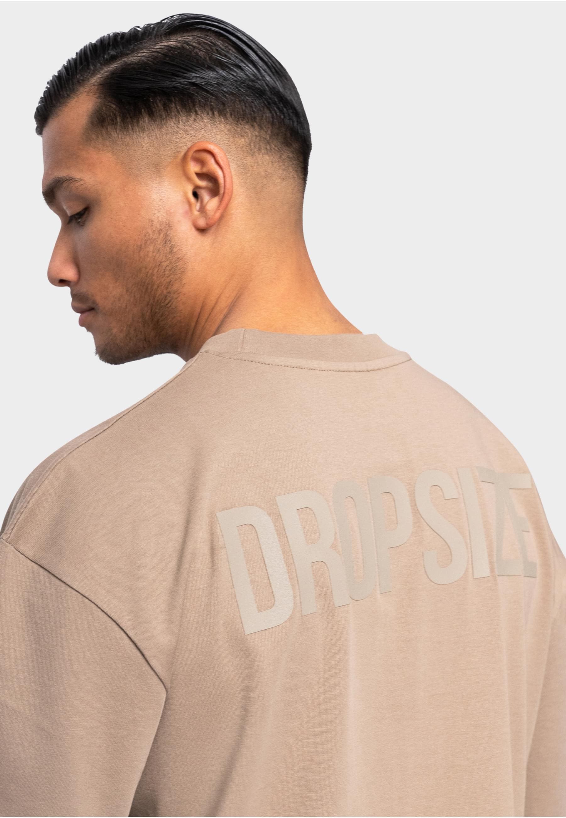Dropsize T-Shirt »Dropsize Herren Heavy Overisze HD Print T-Shirt«, (1 tlg.)