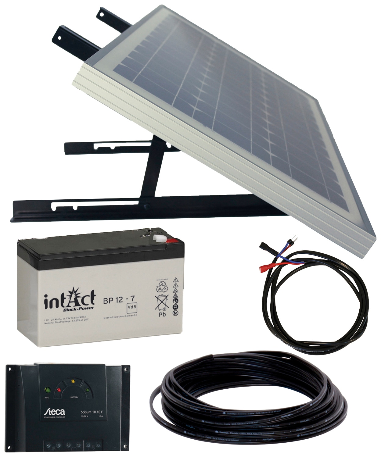 PHAESUN Solarmodul "Energy Generation Kit Solar Rise", schwarz, Solarmodule, 10 W