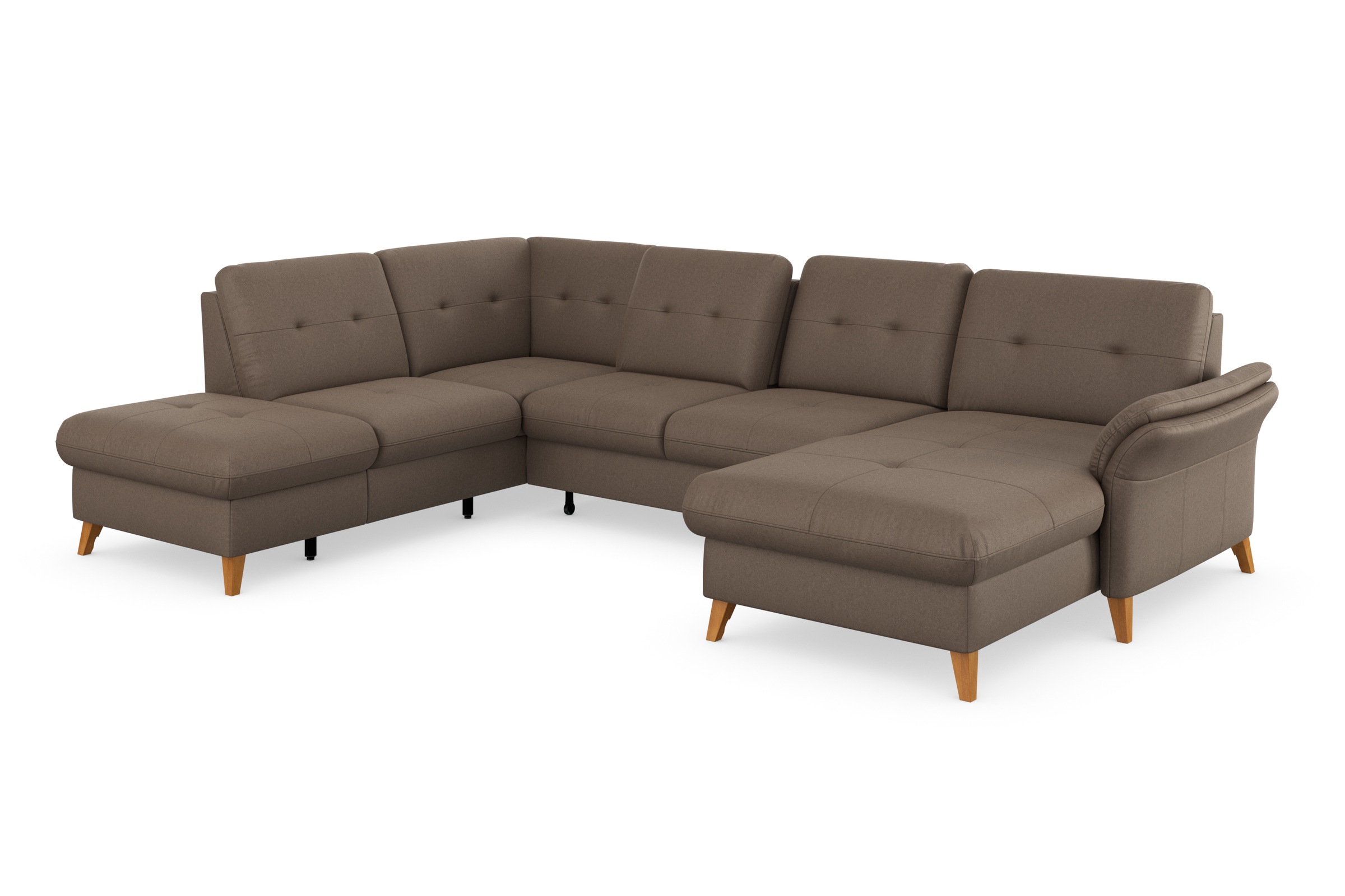 sit&more Wohnlandschaft »Göteborg«, inkl. Sitztiefenverstellung, wahlweise mit Bettfunktion & Bettkasten