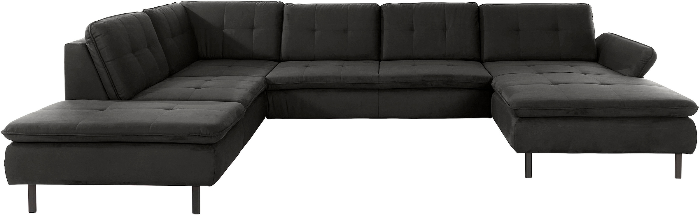 Home affaire Wohnlandschaft "Birkholm U-Form" Armlehnverstellung, auch in E günstig online kaufen