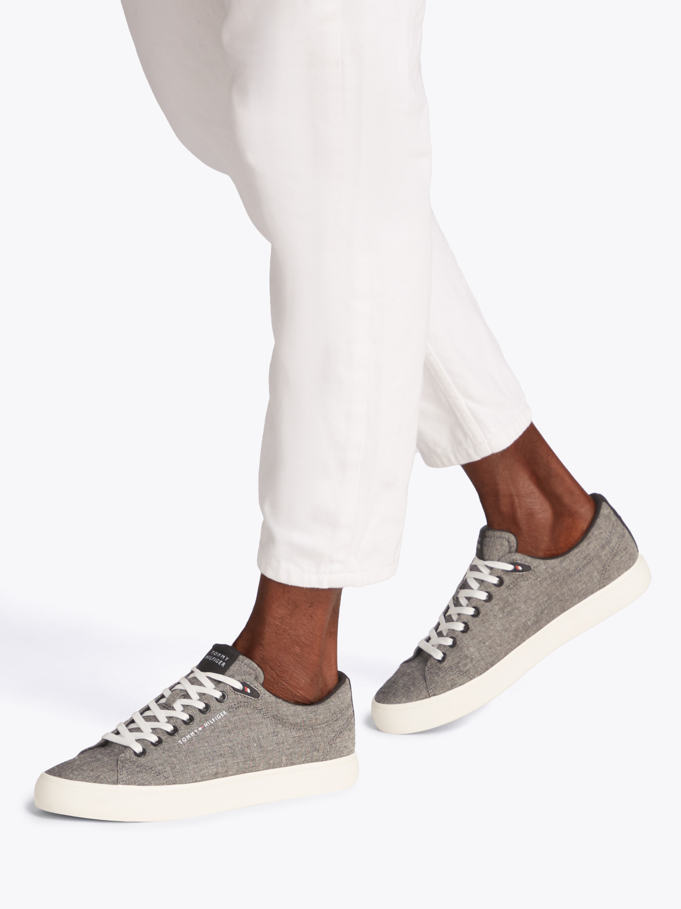Tommy Hilfiger Sneaker "TH HI VULC LOW CORE CHAMBRAY", Freizeitschuh, Halbs günstig online kaufen