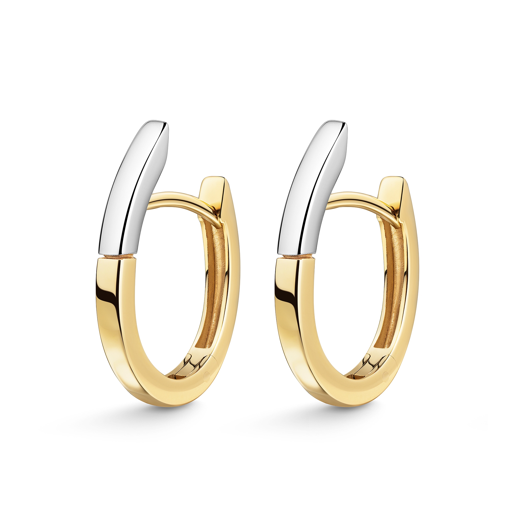 Fascination by Ellen K. Paar Creolen »375/- Gelbgold bicolor glanz«