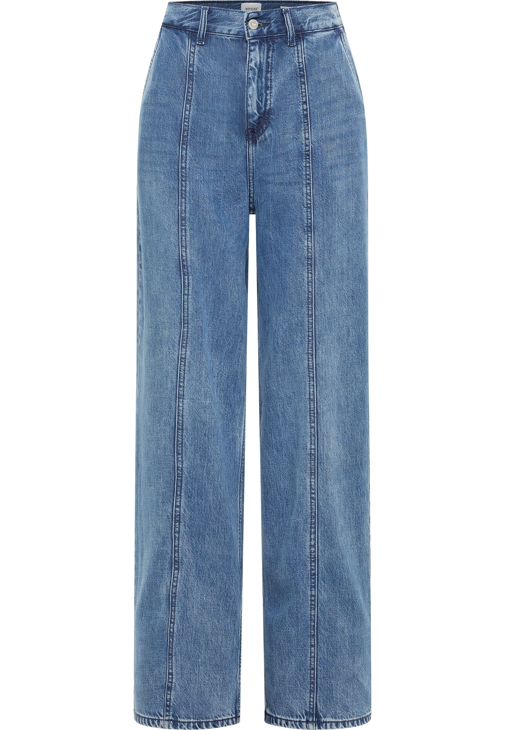 MUSTANG 5-Pocket-Hose "Damen Style Luise Wide Front Seam" günstig online kaufen
