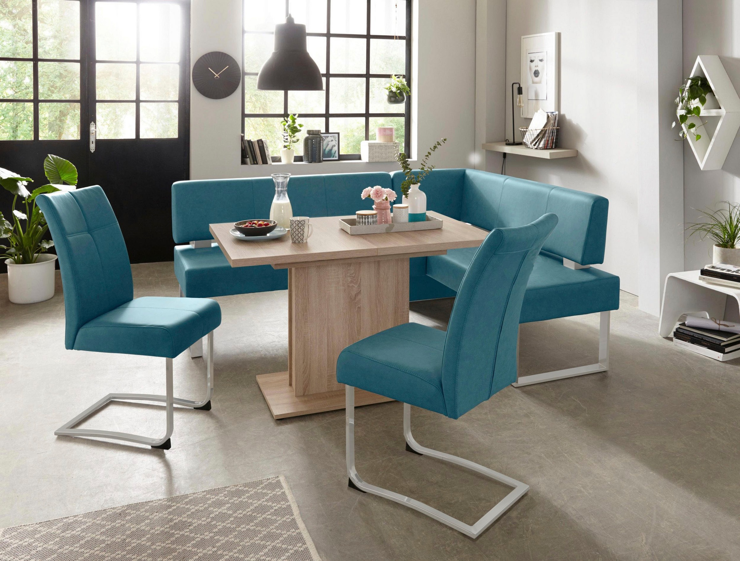 Home affaire Freischwinger "Rab" (Set) 2 Stk.Bezug in verschiedenen Qualitä günstig online kaufen