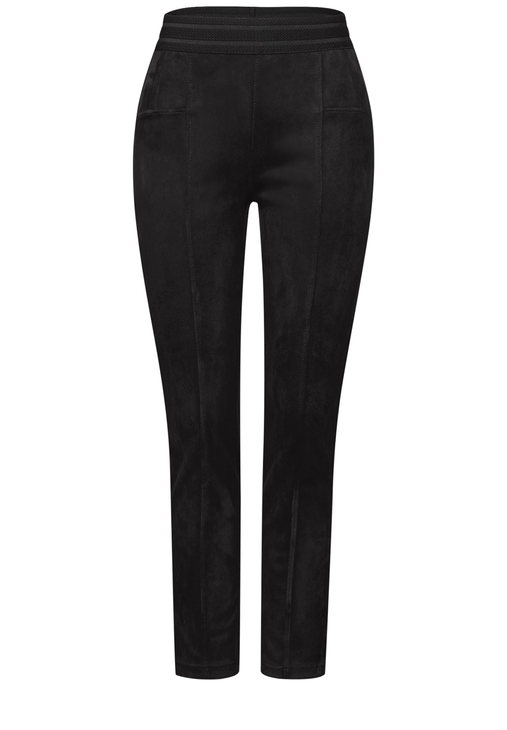 STREET ONE Stoffhose, aus Velour