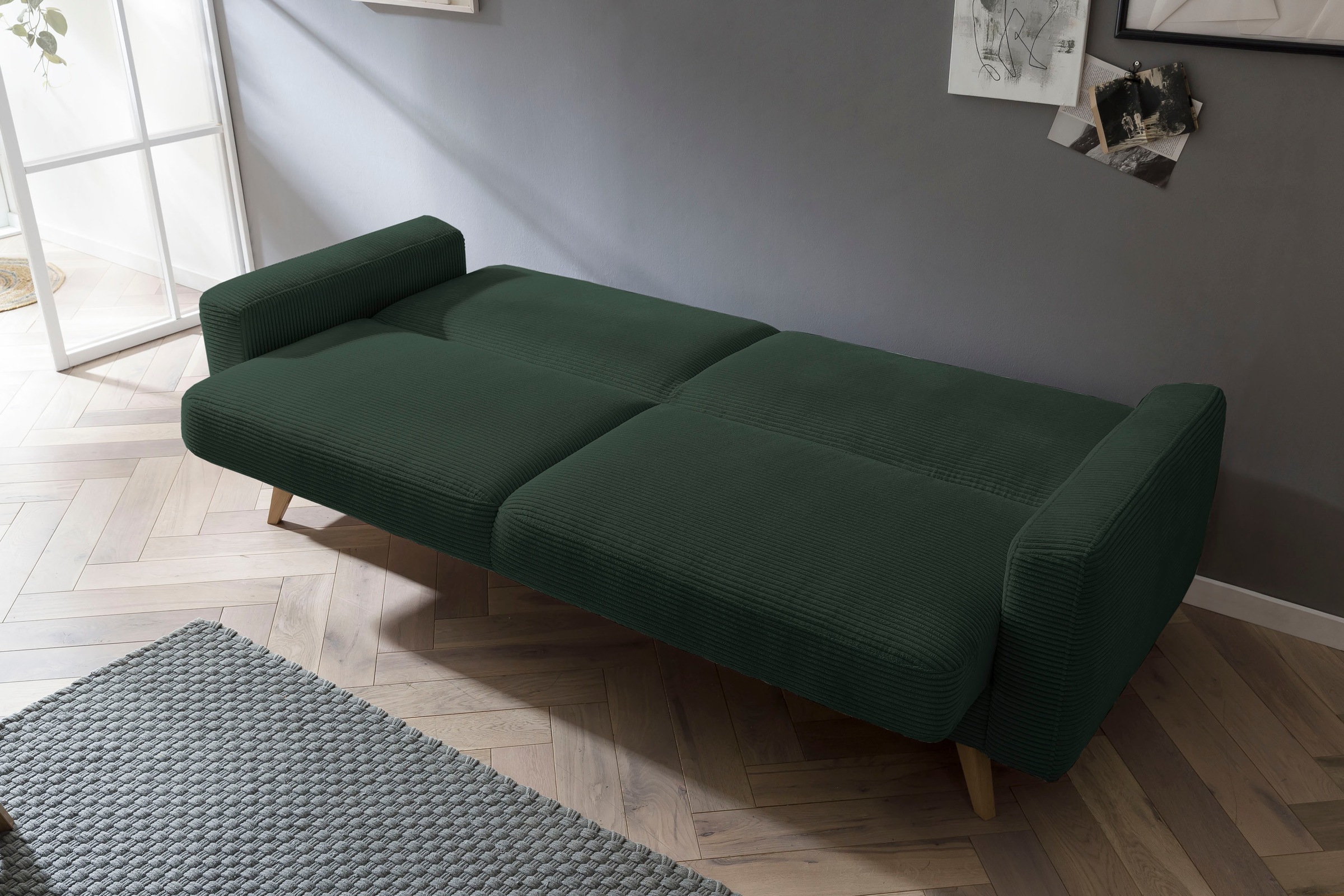 exxpo - sofa fashion 3-Sitzer »Samso«, Inklusive Bettfunktion und Bettkasten