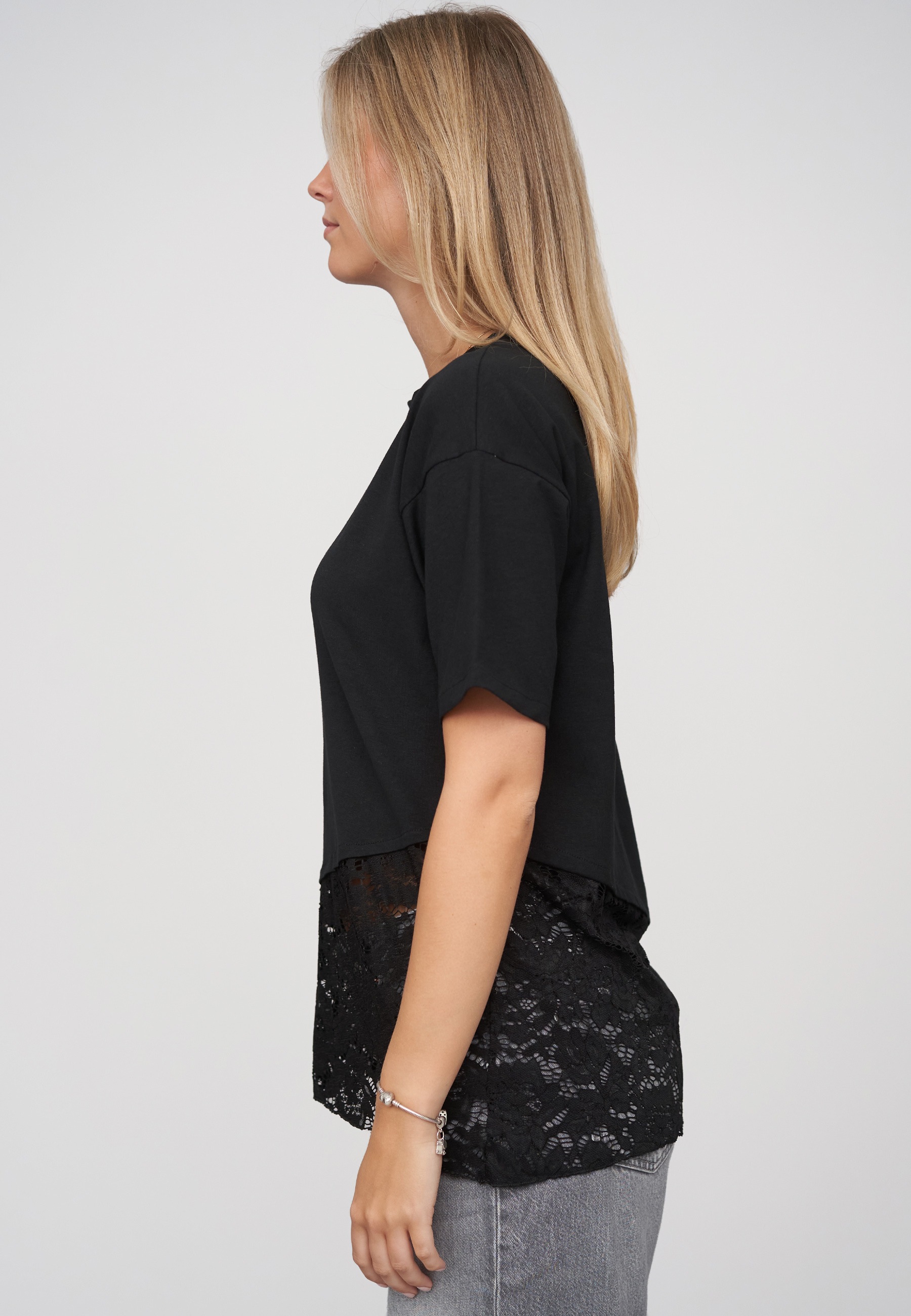 CLOUD 5IVE T-Shirt »CLOUD 5IVE Lace T-Shirt« 1