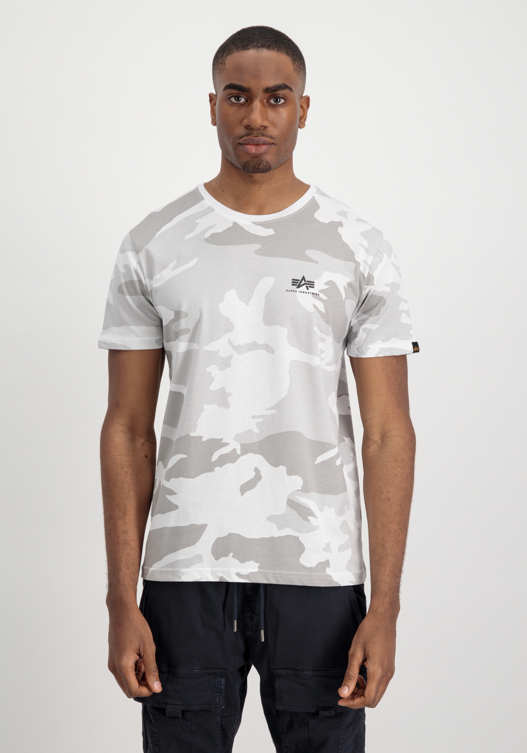 Alpha Industries T-Shirt "Basic T-Shirt SL Camo" günstig online kaufen