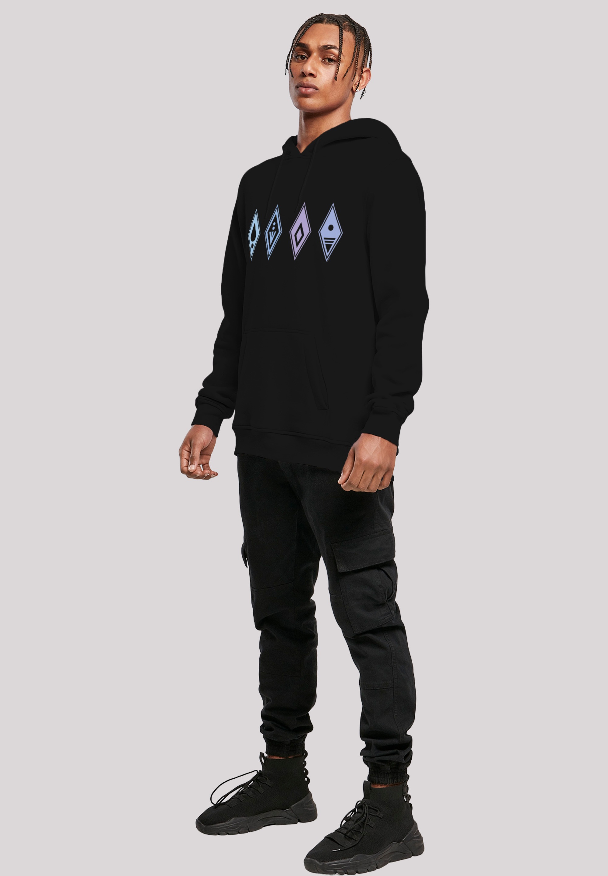 F4NT4STIC Kapuzenpullover »Disney Frozen Symbols«, Print