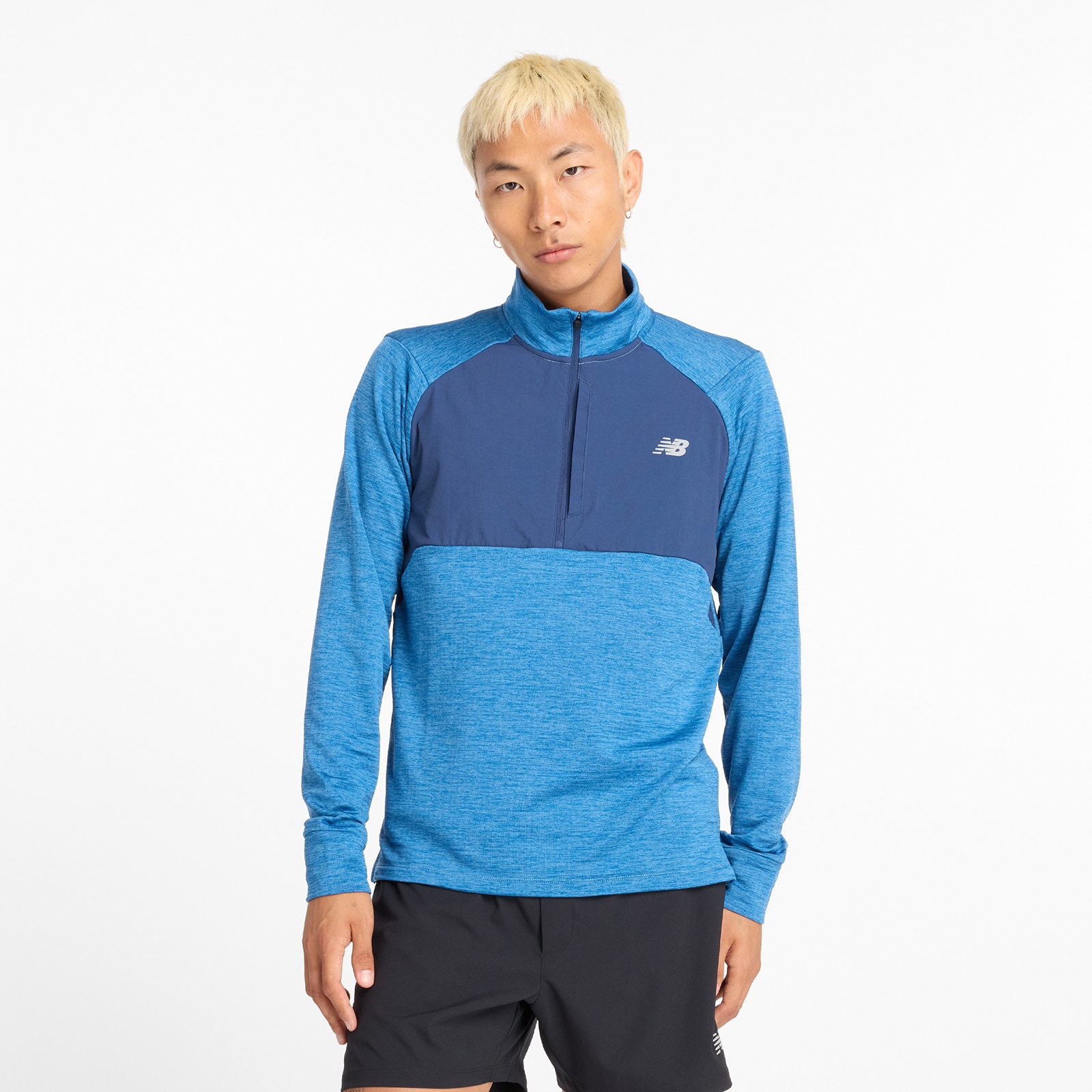 New Balance Funktionsshirt "Athletics Heat Grid 1/2 Zip"