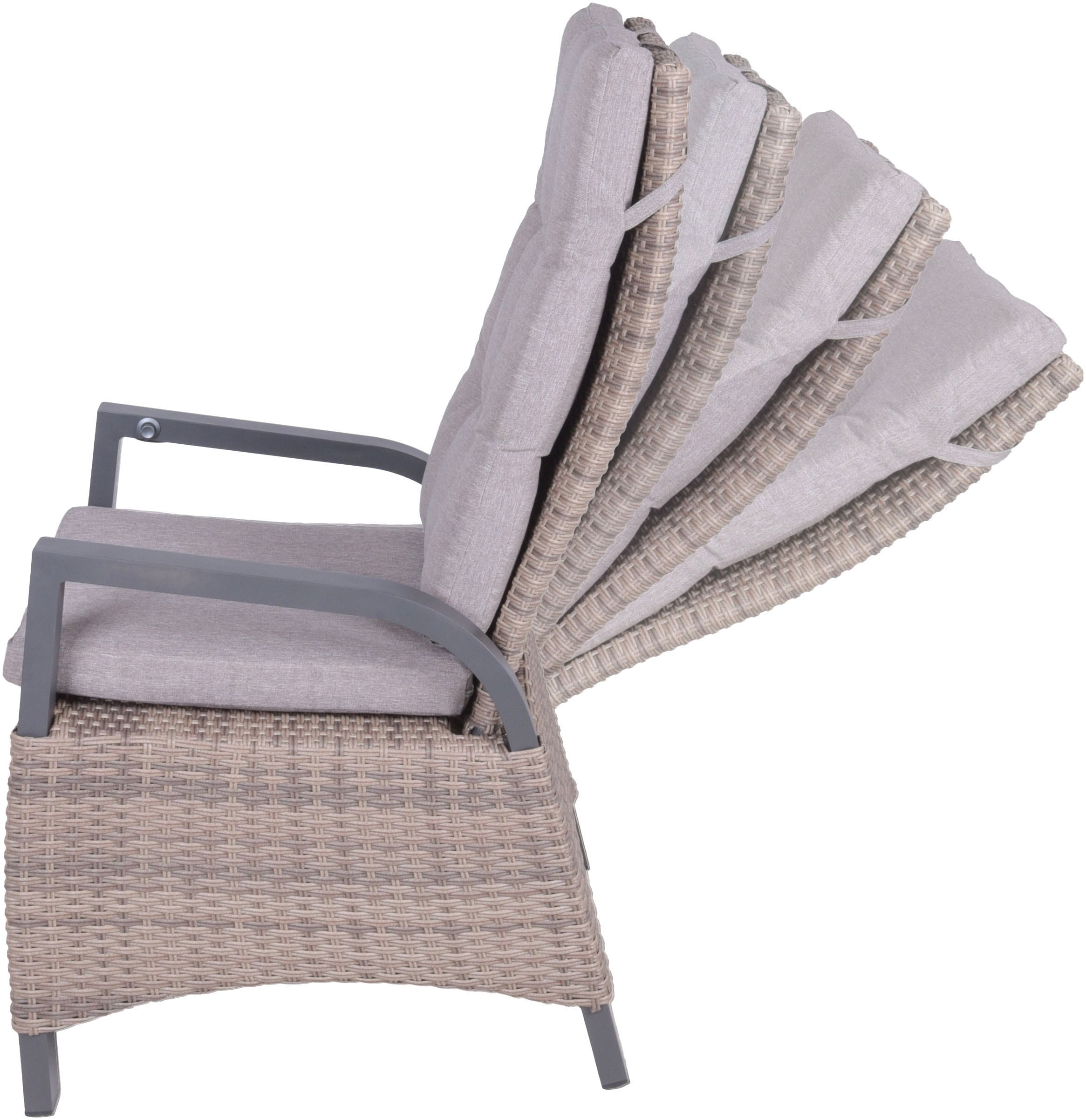 Garden Pleasure Garten-Essgruppe »CANCUN/AMELIA Set 01« 7 Stk. tlg.