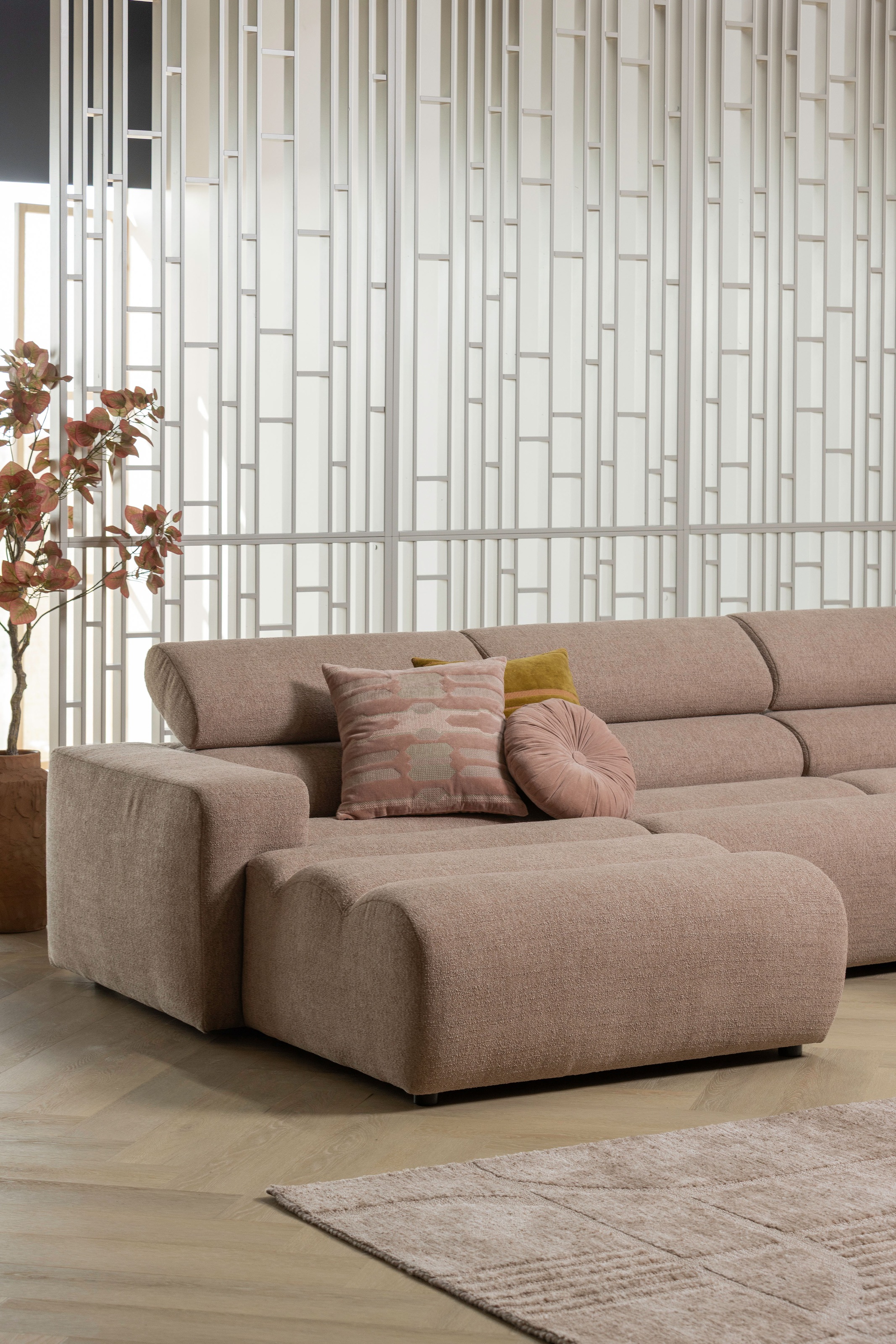 WOOOD Sofaelement »Novi Bezug mit verstellbarer Nackenstütze B 109 x T 173 x H 86 cm« Tragkraft 120 kg, Maximale Verschleißfestigkeit