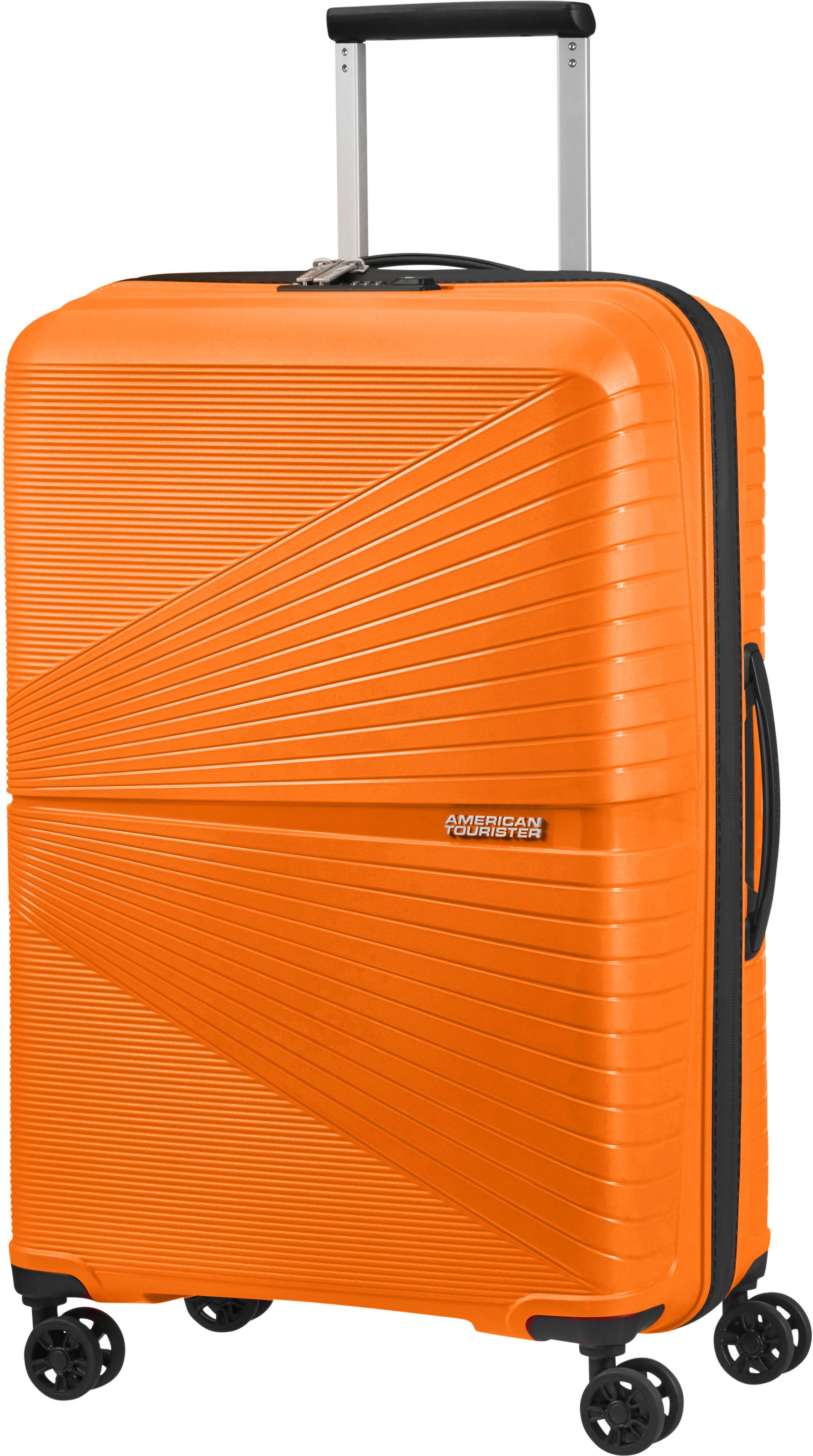 American Tourister Hartschalen-Trolley "AIRCONIC 67", 4 St. Rollen, Koffer mittel groß Reisegepäck Reisekoffer TSA-Zahle