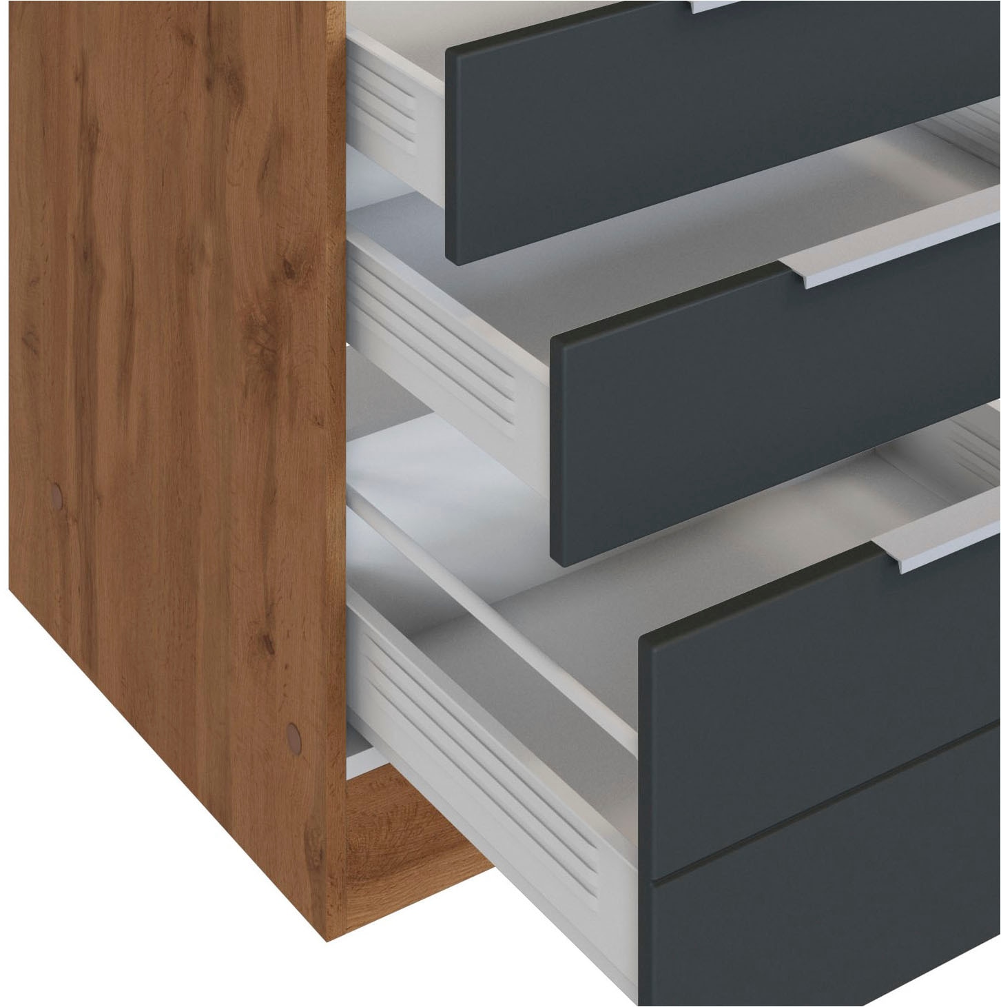KOCHSTATION Kücheninsel »KS-Luhe, Breite 153 cm, mit Flaschenregal«, MDF-Fronten, Arbeitsplatte 38mm stark