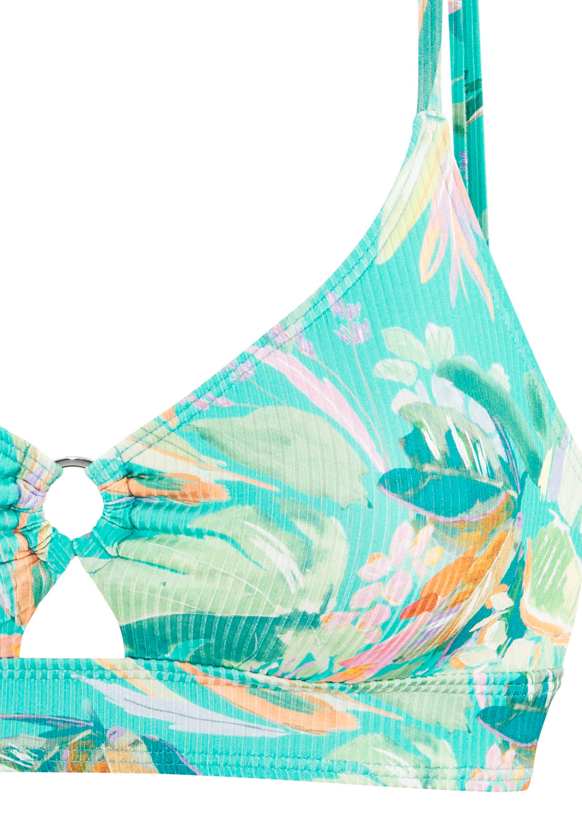 Thumbnail - Venice Beach Triangel-Bikini-Top "Sandra" in modischer, leicht glänzender Rippware