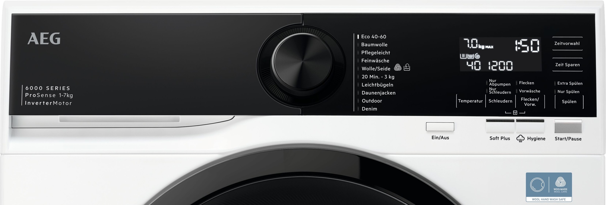 AEG LSR6FA75470 Waschmaschine Frontlader 7 kg 1400 RPM Weiß