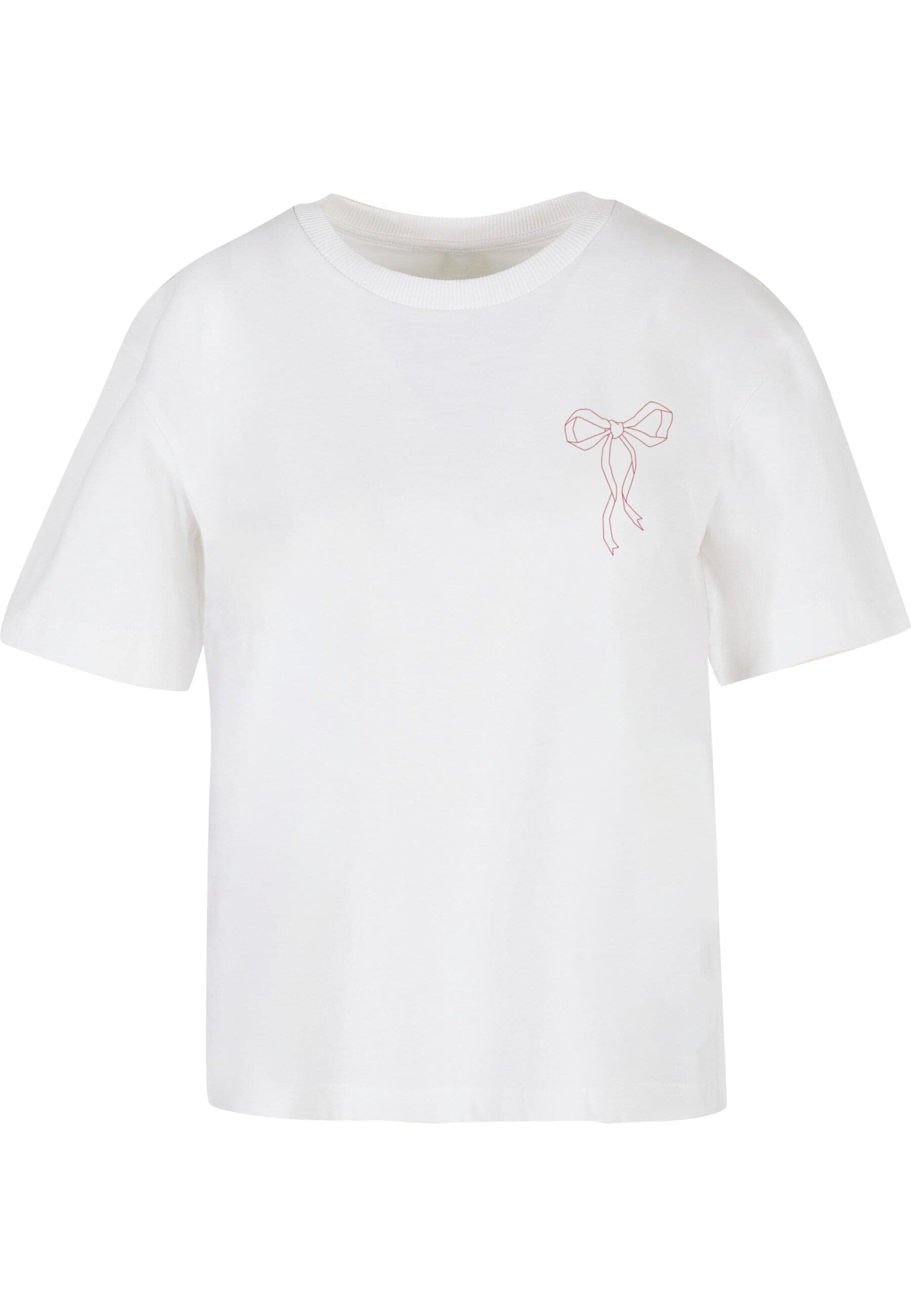 Miss Tee T-Shirt "Miss Tee Bow Oneliner Tee" 1 Stk. tlg. günstig online kaufen