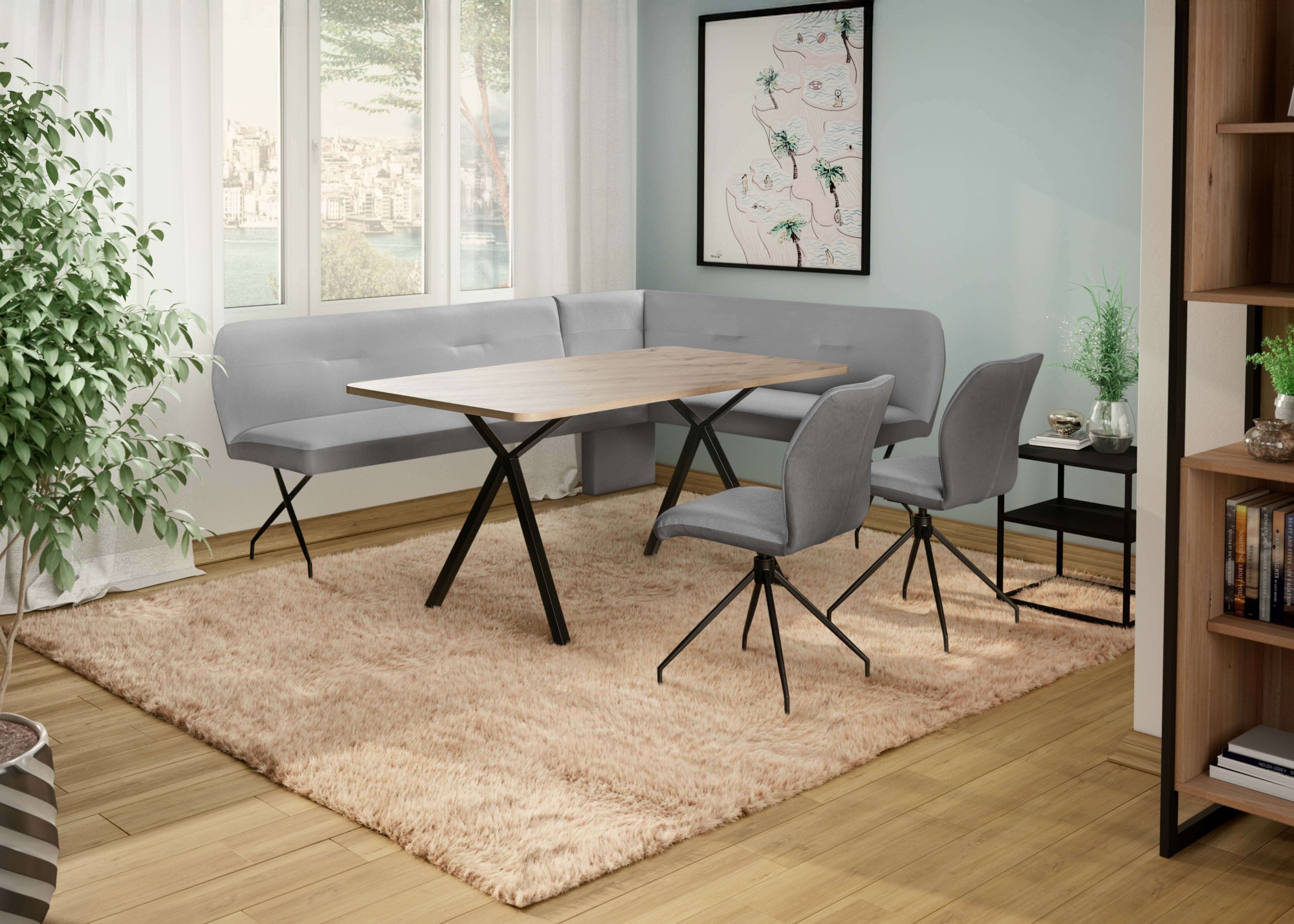 OTTO home Eckbank "Bruna Esszimmerbank, Bank, Küchenbank, Polsterbank" Matt günstig online kaufen