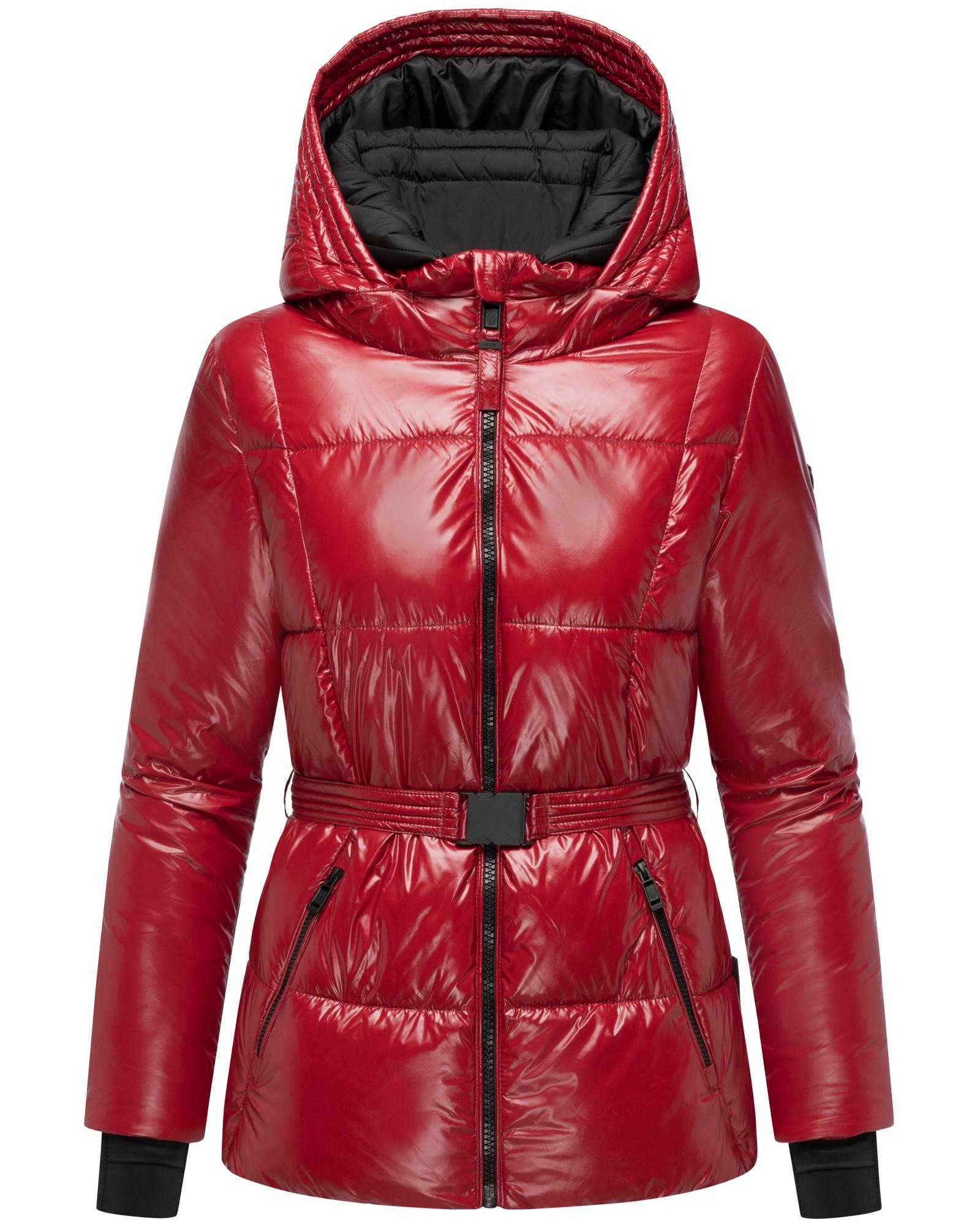 Navahoo Steppjacke "Eisglanz 14" mit Kapuze Glänzende Damen Winterjacke mit günstig online kaufen