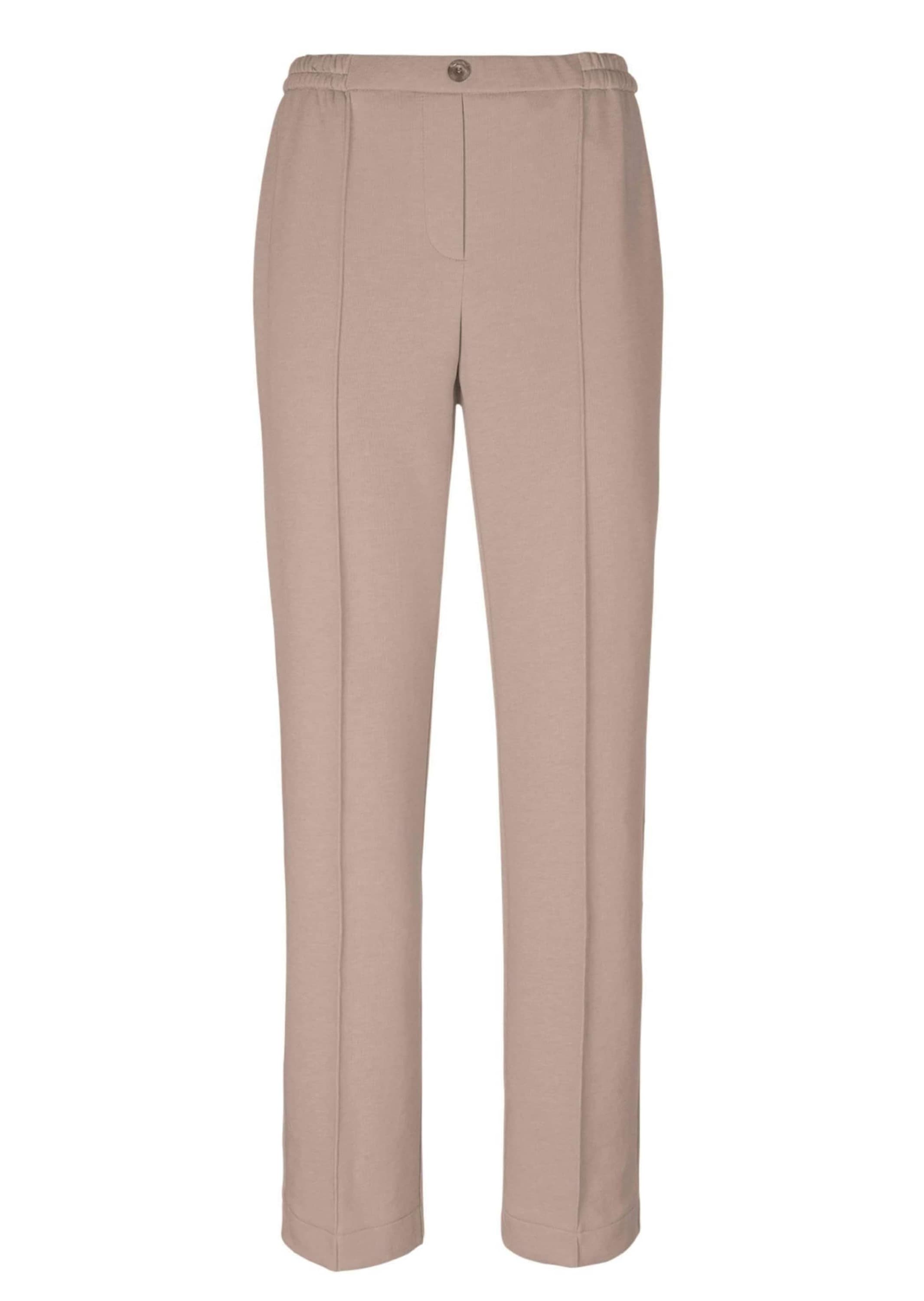 GOLDNER Schlupfhose "Wärmende Jerseyhose mit Schlupfbund" Abgesteppte Biesen für eine gepflegte Optik