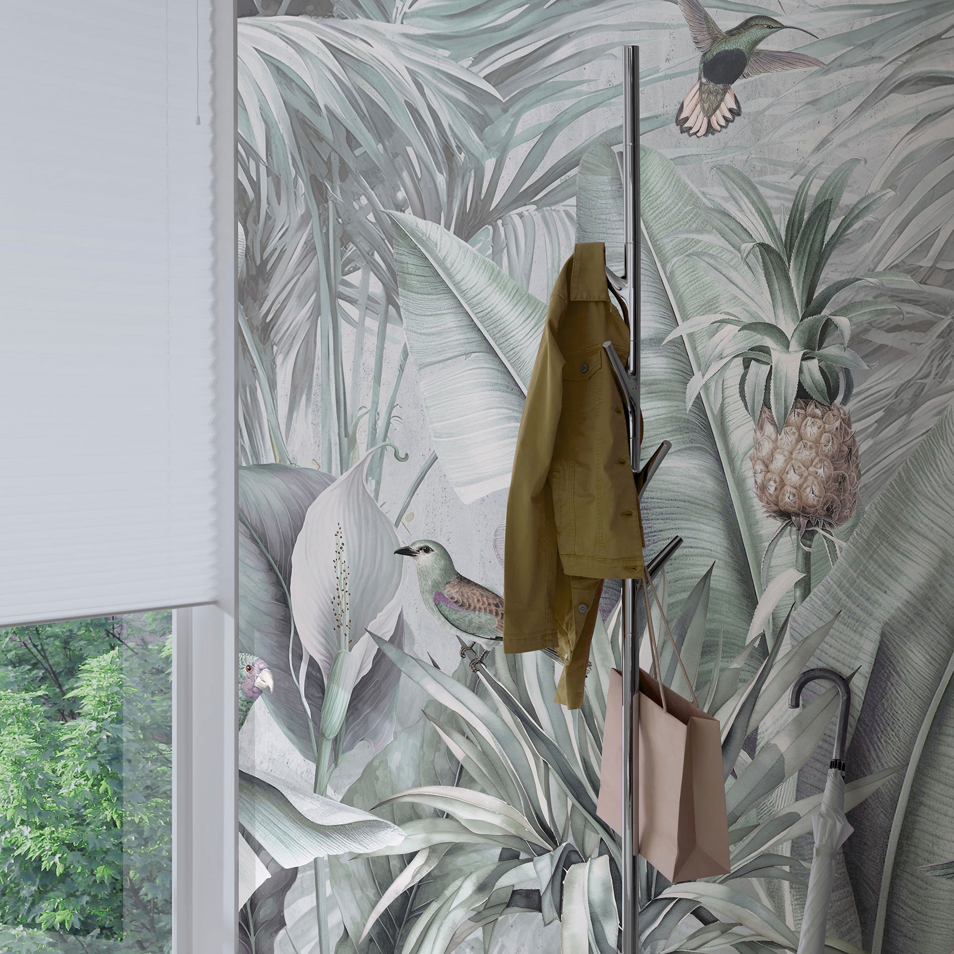 Fashion for walls Fototapete "Ayana" floral glatt Phthalate frei