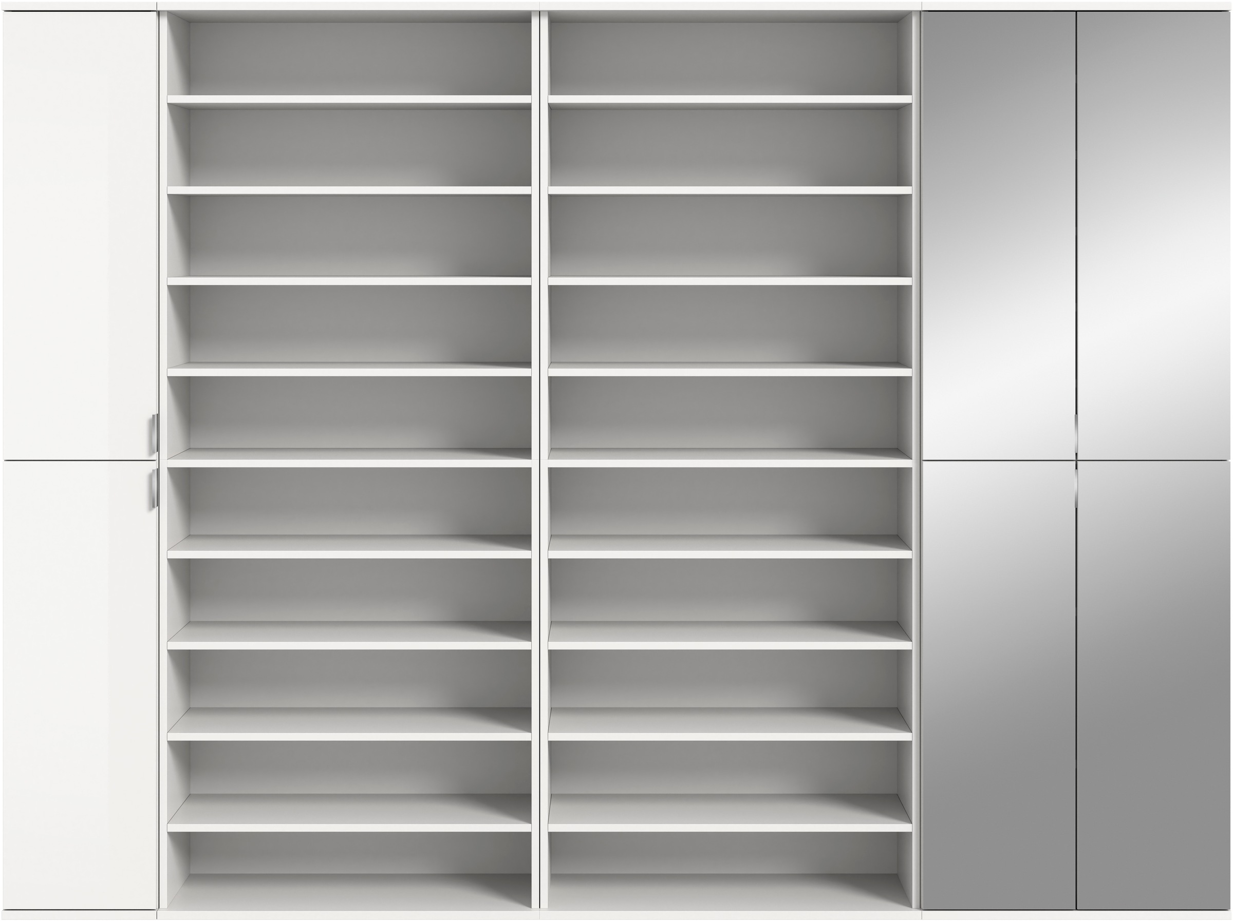 INOSIGN Garderoben-Set, (4 St.), Trondheim, Garderobenset 4-tlg.Breite 232 cm, Flur, Diele, Kombination