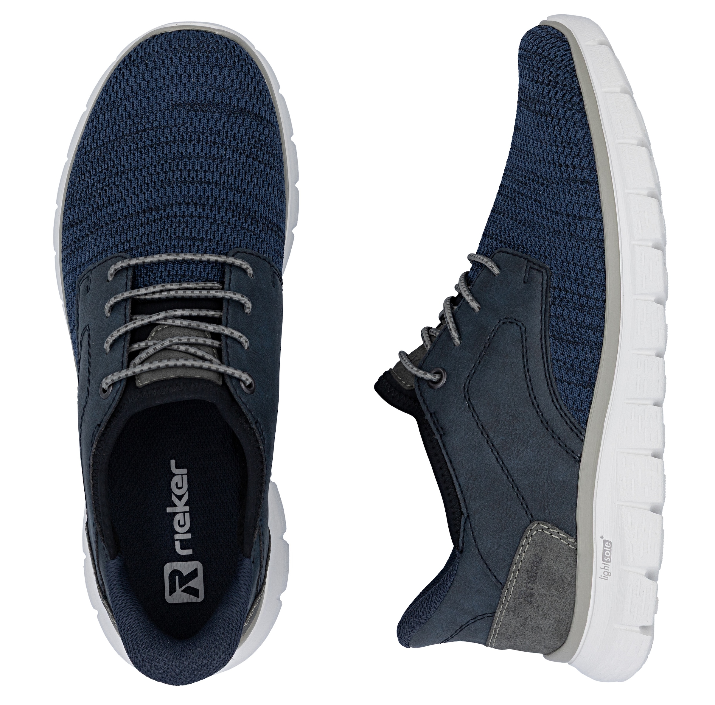 Rieker Slip-On Sneaker  , Freizeitschuh, Halbschuh, Schlupfschuh, gepolsterter Fersenabschluss