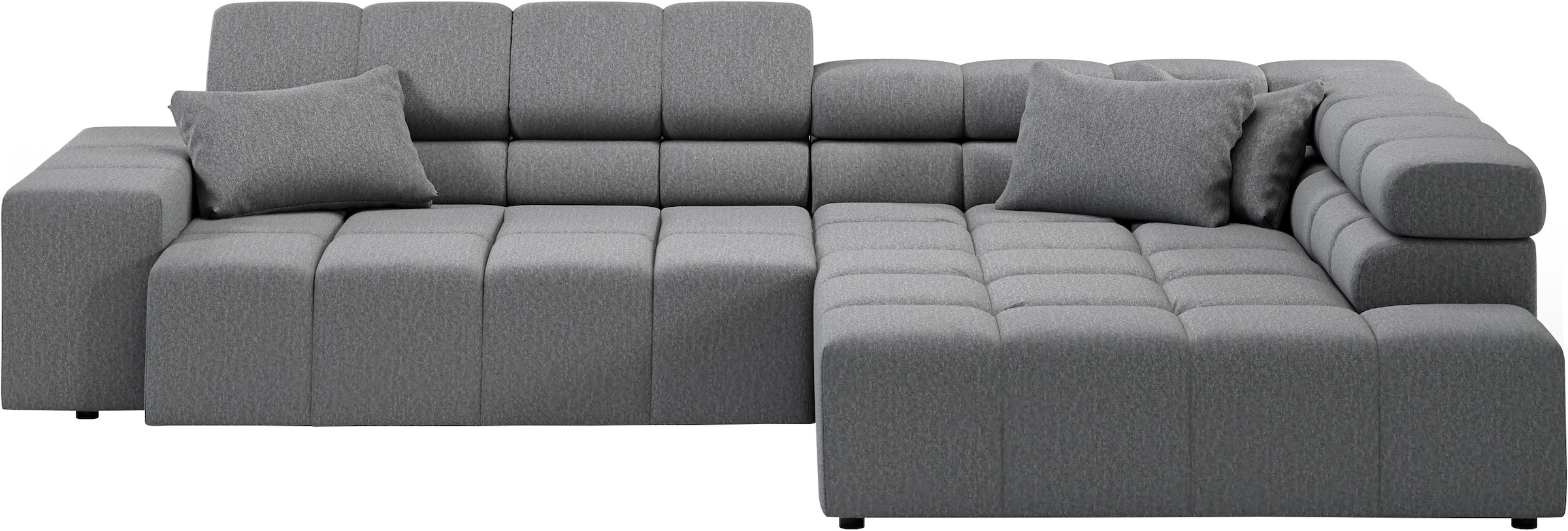INOSIGN Ecksofa »Ancona incl. Kopfteilverstellung, OTTOs Choice, Breite 319cm, L-Form«, wahlweise motorische Sitztiefenverstellung, auch in Cord + Easy Care