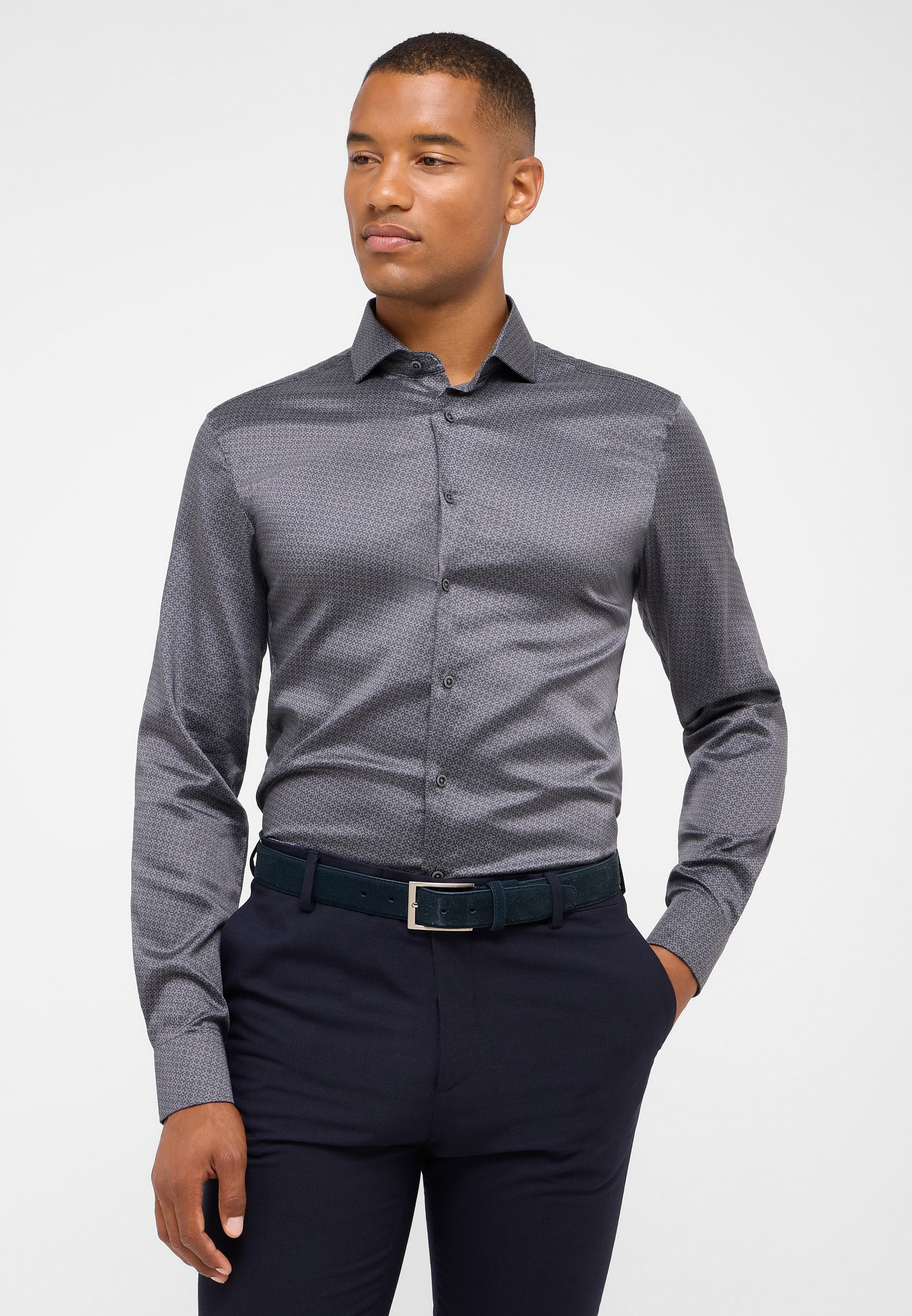 Eterna Langarmhemd "SLIM FIT", EASY IRON (bügelleicht) günstig online kaufen