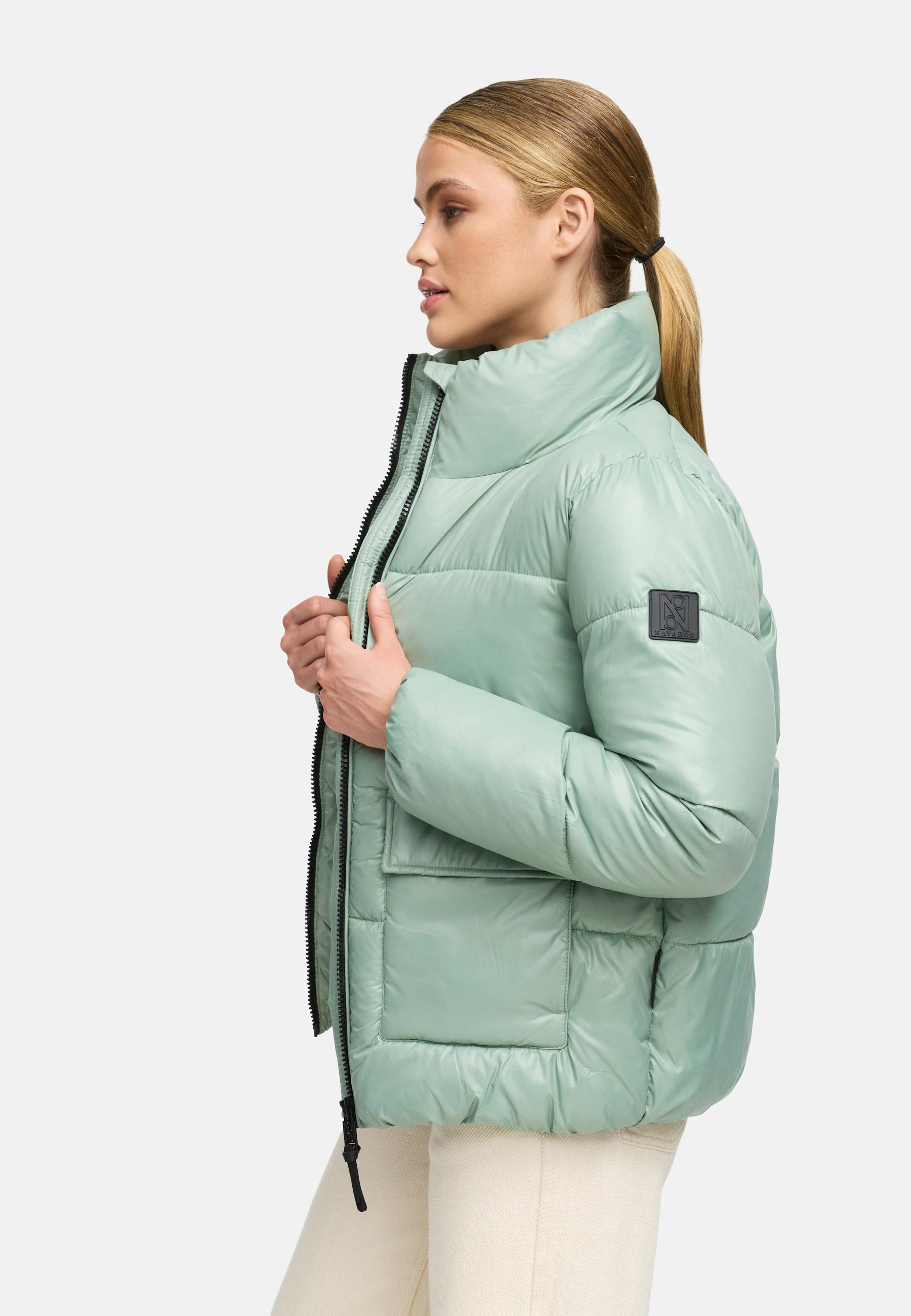 Navahoo Kurzjacke »Eispracht 14«, ohne Kapuze, Kurze gesteppte Damen Winterjacke