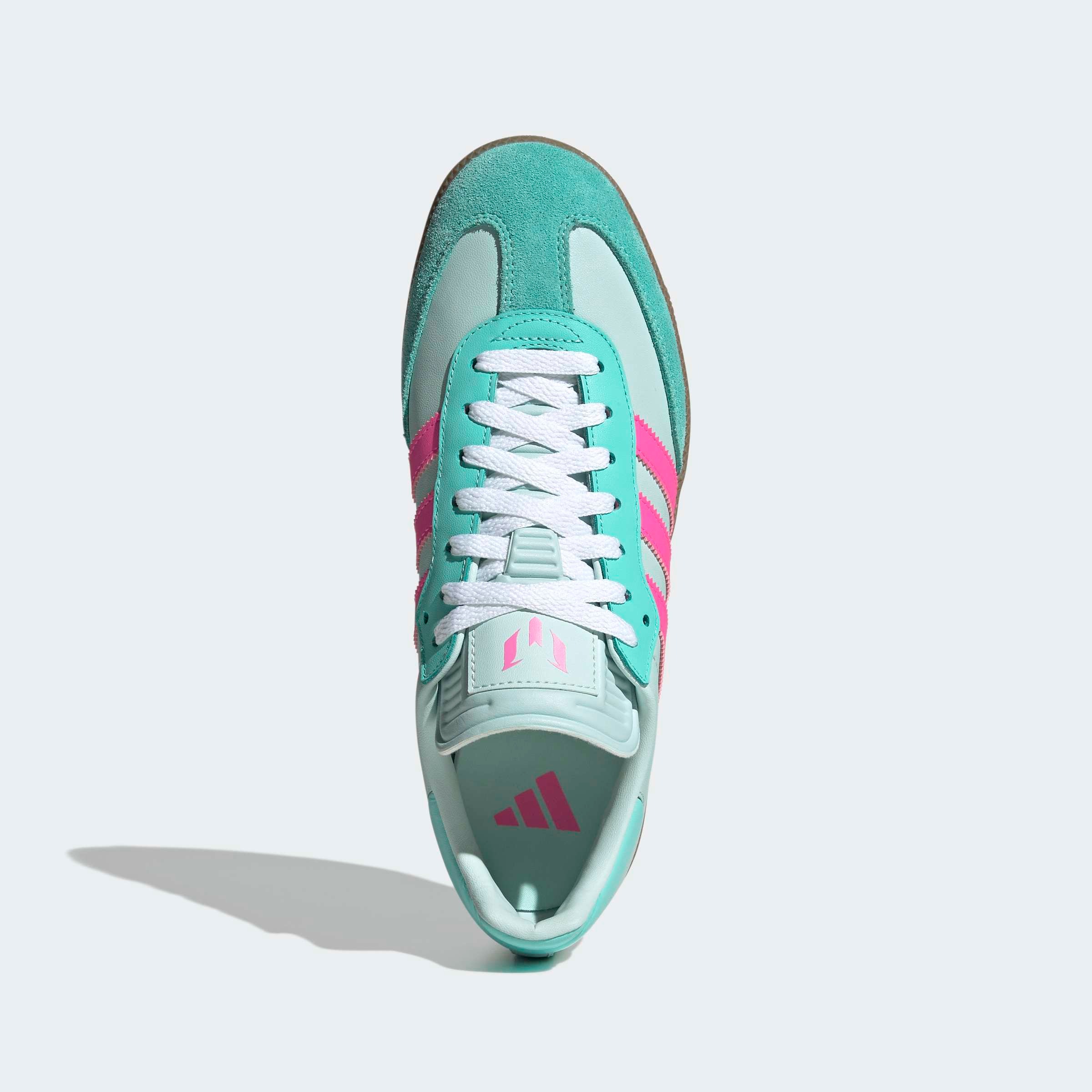 Adidas Chaussures De Futsal Samba Messi Halo Mint / Lucid Pink / Gum4 EU 46 Homme 3
