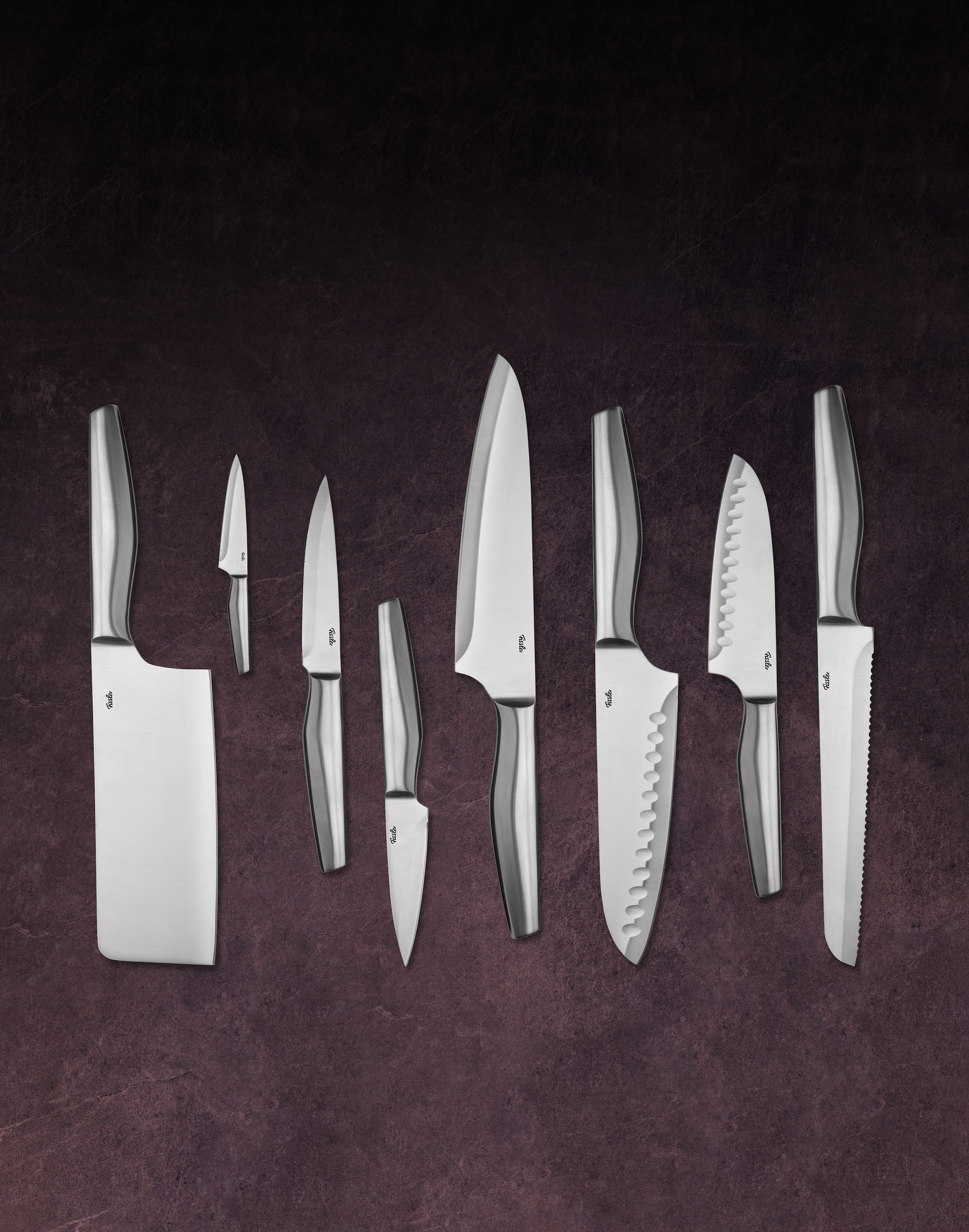 Fissler Santokumesser »Essential«, (1 tlg.), breite Klinge, Halbkropf, leicht gebogenes Klingenprofil, Kullen