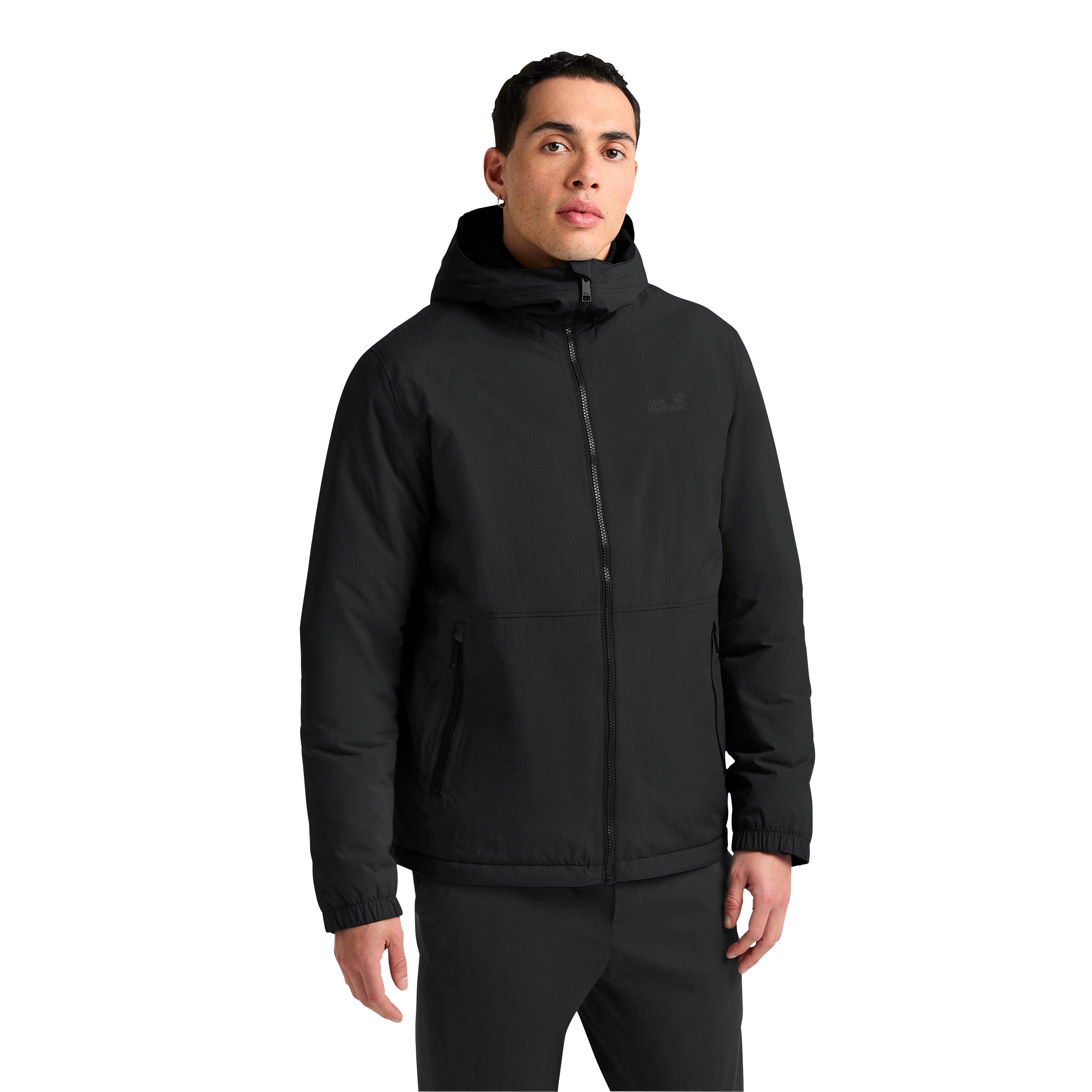 Jack Wolfskin Funktionsjacke "PAMIR JKT M" mit Kapuze mit 2 Hüfttaschen und innerer Brusttasche, wasserdicht, atmungsaktiv