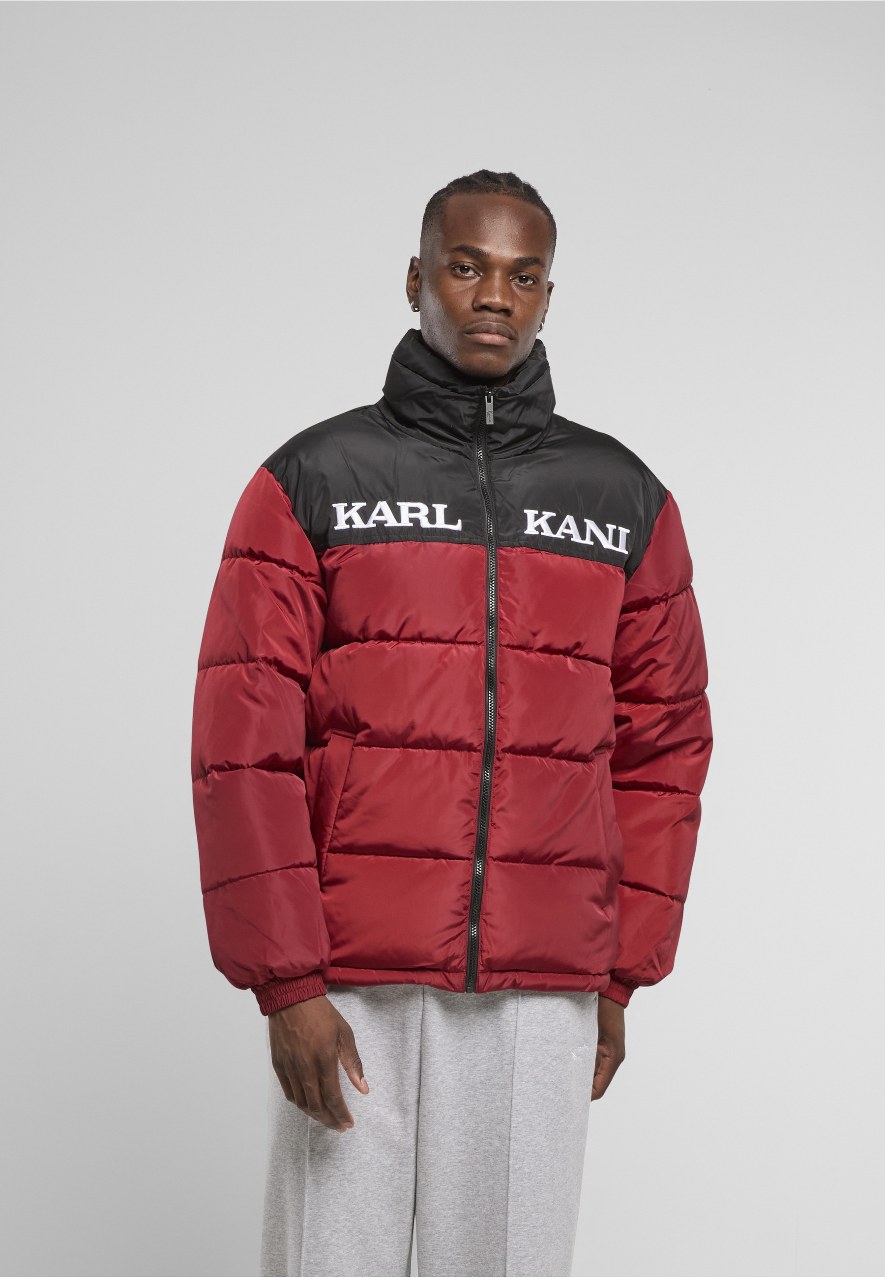 Karl Kani Winterjacke »Karl Kani Retro Essential Puffer Jacket« 1 Stk. tlg. ohne Kapuze