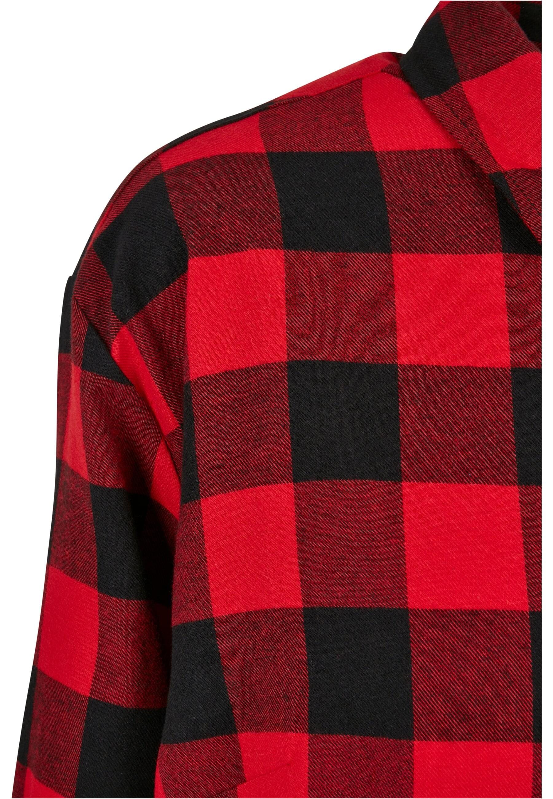 URBAN CLASSICS Shirtkleid »Urban Classics Damen Ladies Oversized Check Flannel Shirt Dress«, (1 tlg.)
