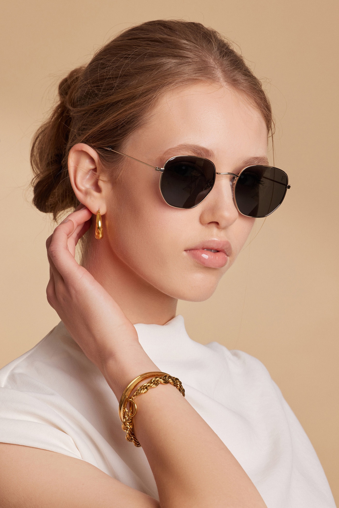 ISABELLA FORD Sonnenbrille »FA05-02« Glass 0.74MM Polarized Lens UV400，CAT3.0