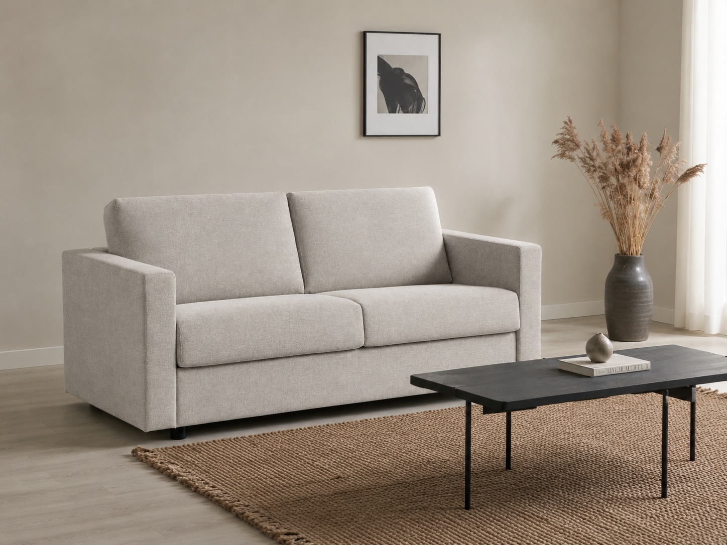 OTTO home Schlafsofa "Jorren, Schlaf-Couch, Liegefl. 140 oder 160x200 cm" Bettfunktion, mit Bonel- oder Taschenfederkern, FSC-zertifiziert