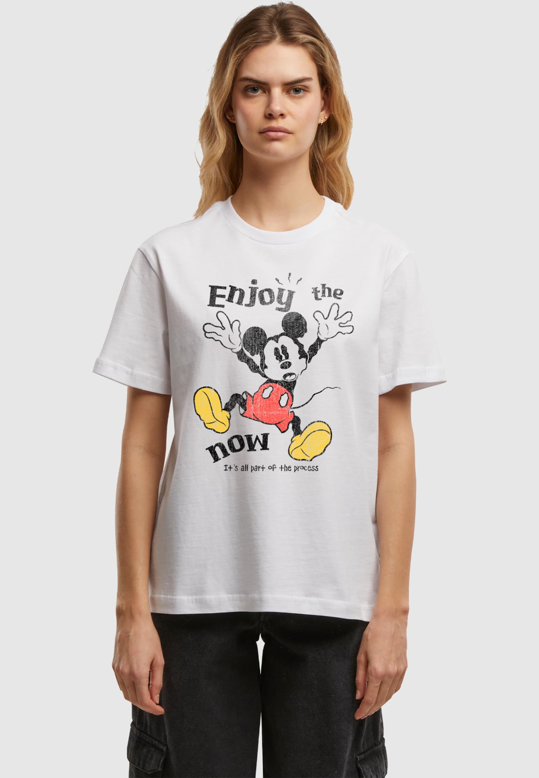 Thumbnail - Merchcode T-Shirt "Merchcode Mickey Mouse Enjoy The Now Tee" 1 Stk.