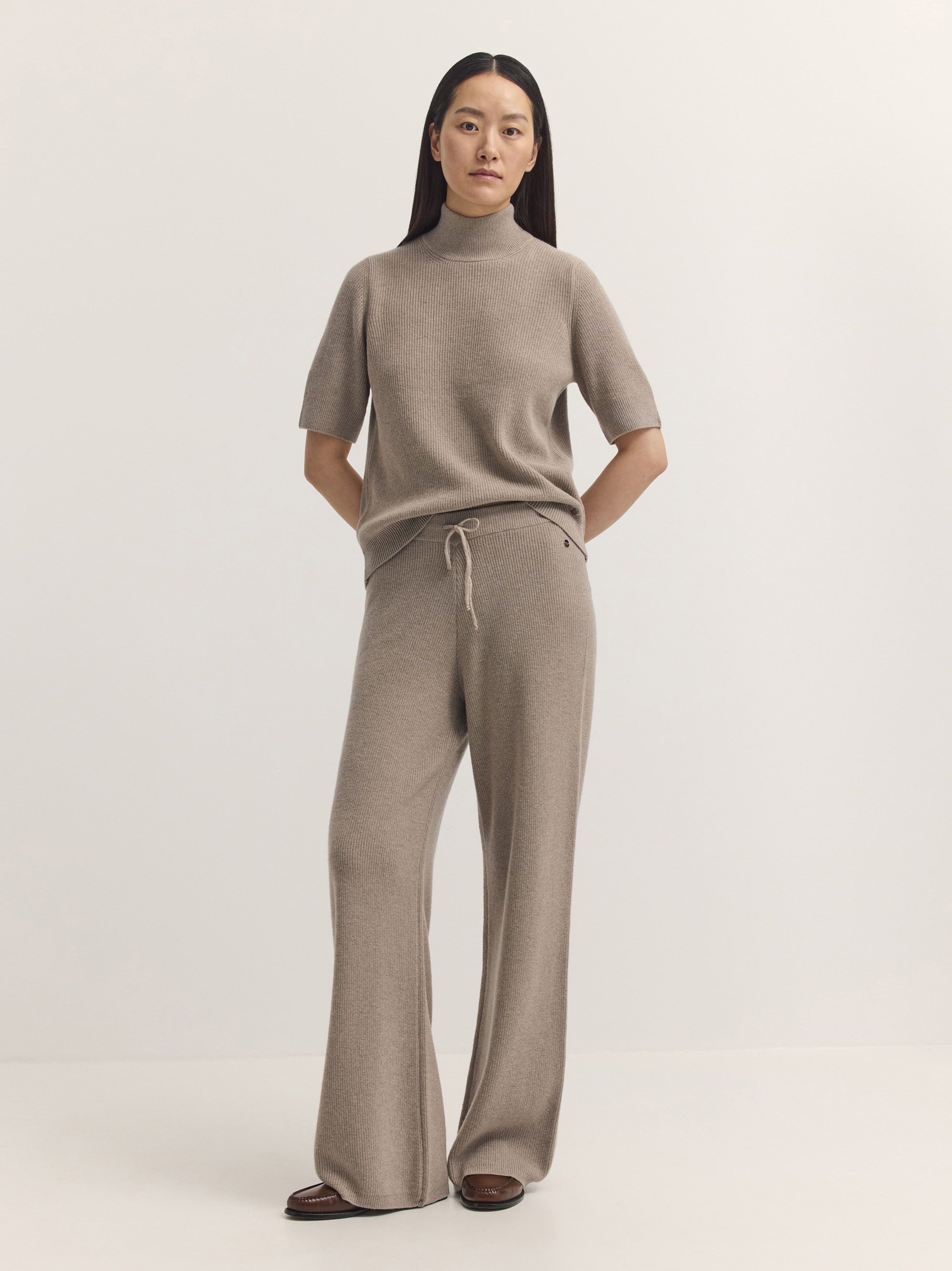 bugatti Stoffhose »Modern Fit«  Modern Fit Wollmix Kaschmir Strick