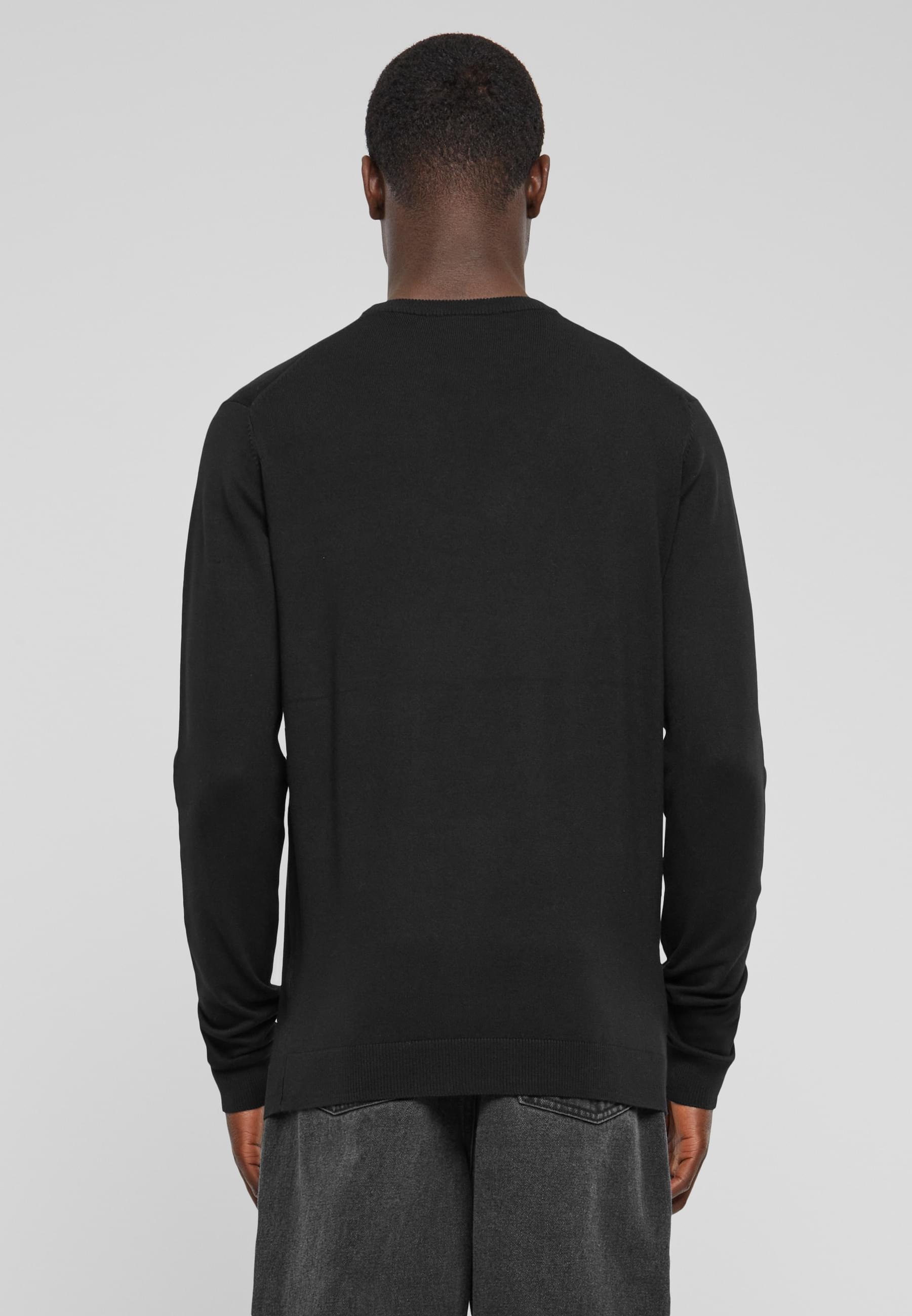 URBAN CLASSICS Rundhalspullover »Urban Classics Herren Knitted Crewneck Sweater«, (1 tlg.)