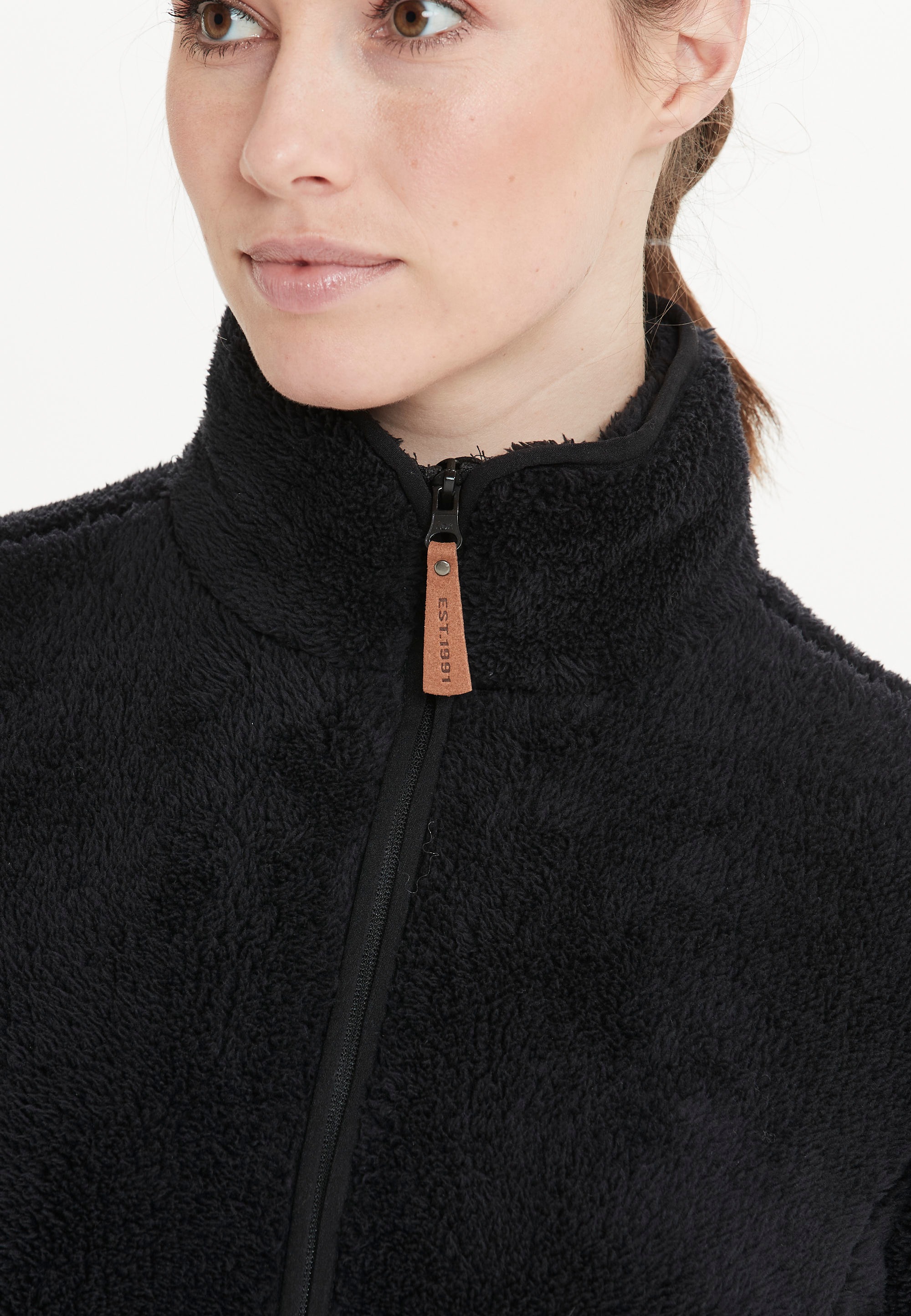 WEATHER REPORT Fleecejacke »Lucille«, in tollem Plüsch-Design