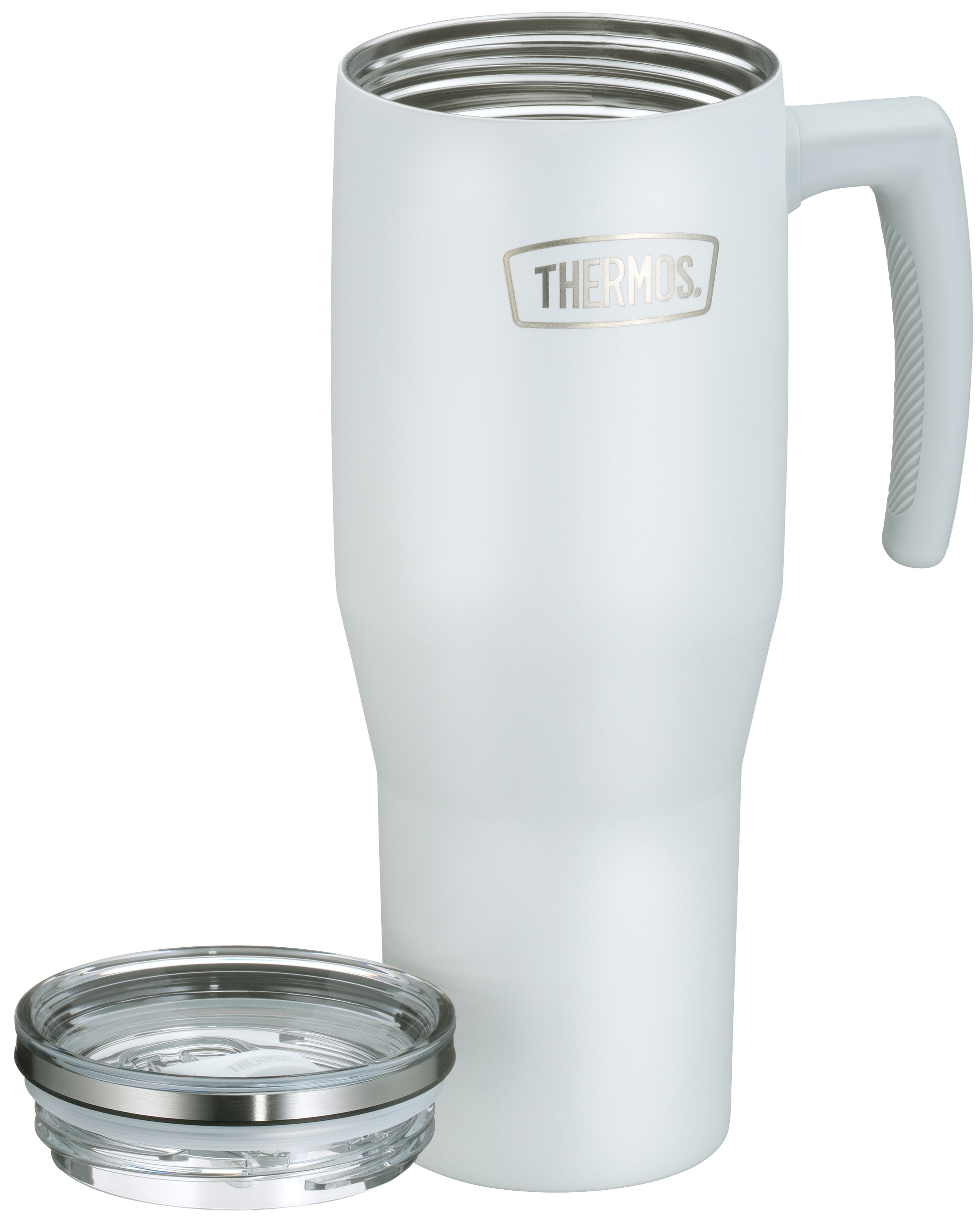 THERMOS Thermobecher »REFRESHING SERIES ISOLIERTRINKBECHER mit Strohhalm« 1,10l, 6h heiß & 6h kalt, mit Griff