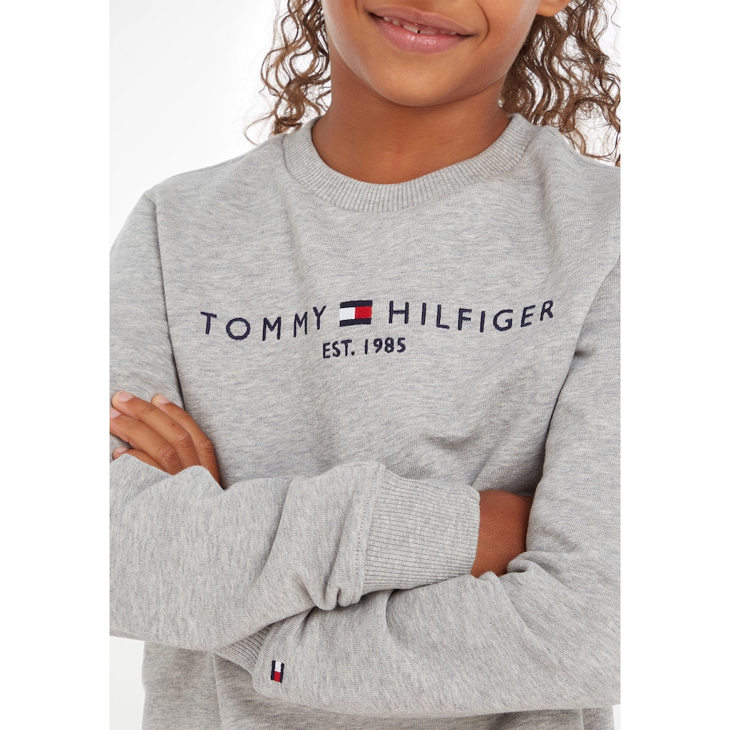 Tommy Hilfiger Sweatshirt »ESSENTIAL SWEATSHIRT«, Kinder Kids Junior MiniMe,für Jungen und Mädchen