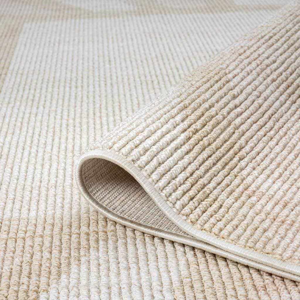 Carpet City Teppich »CLASICO 9152«, rund, 11 mm Höhe, Kurzflor, Hochtief-Muster, Boho, Wohnzimmer
