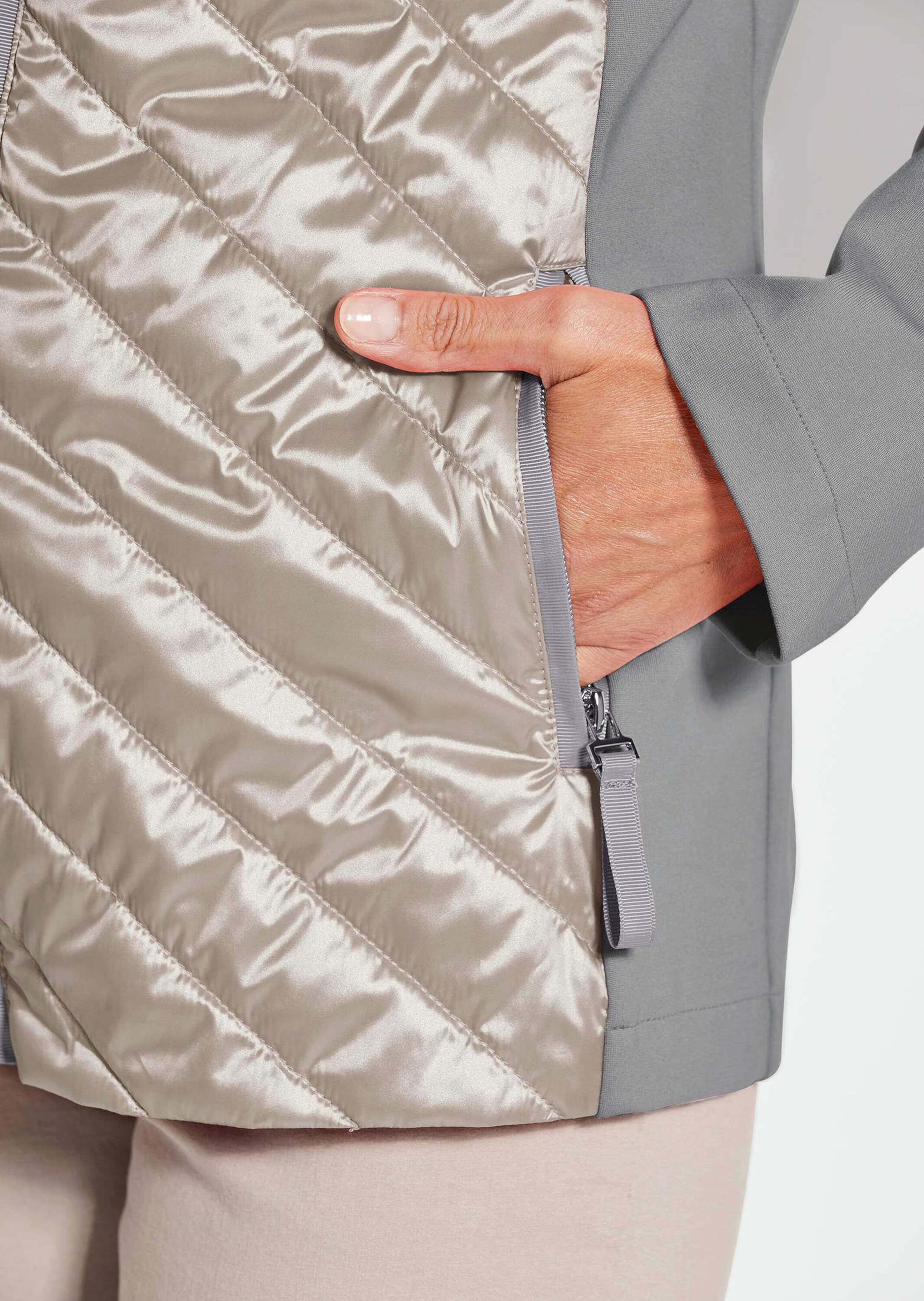 GOLDNER Kurzjacke »Kurzgröße Steppjacke mit abnehmbarer Kapuze«