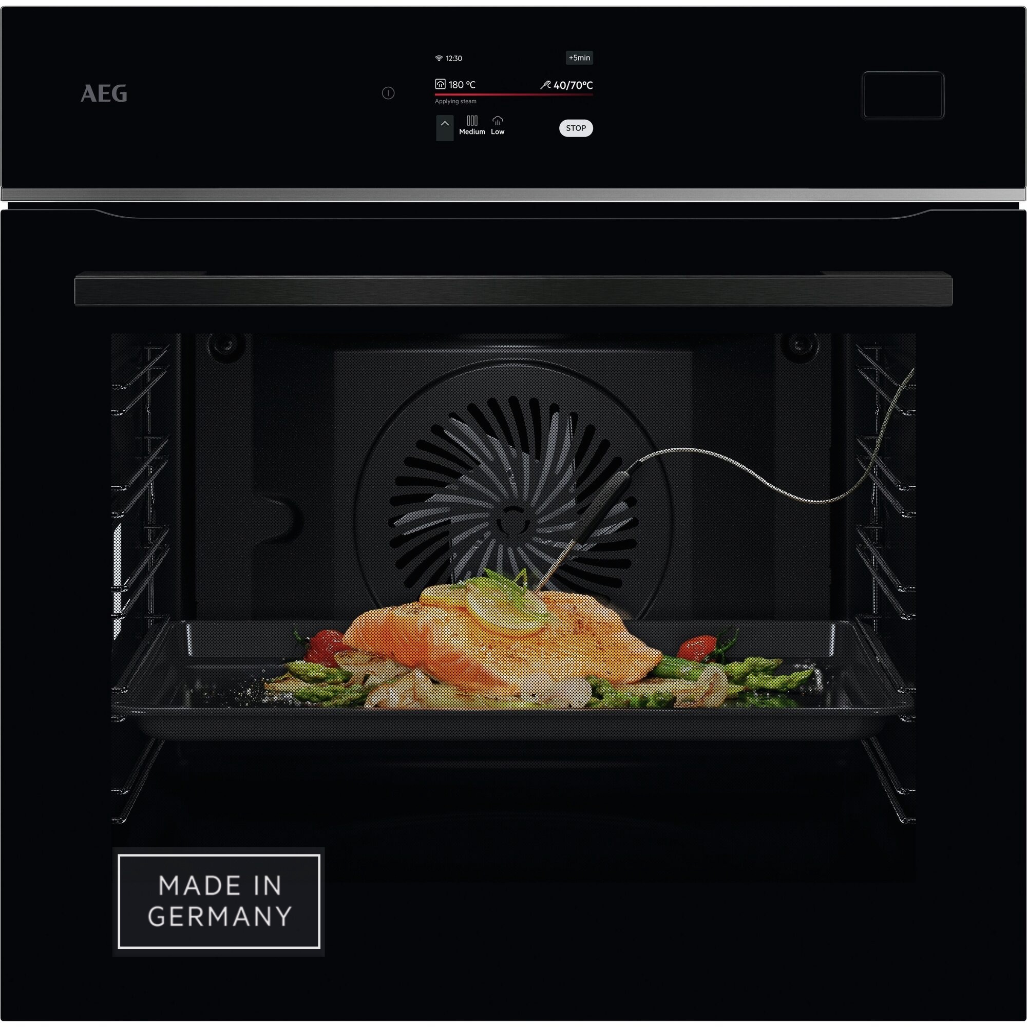 AEG Einbaubackofen Serie 8000 "TB8SB72WAB" KI-Kochassistent, 100% Dampfgare günstig online kaufen