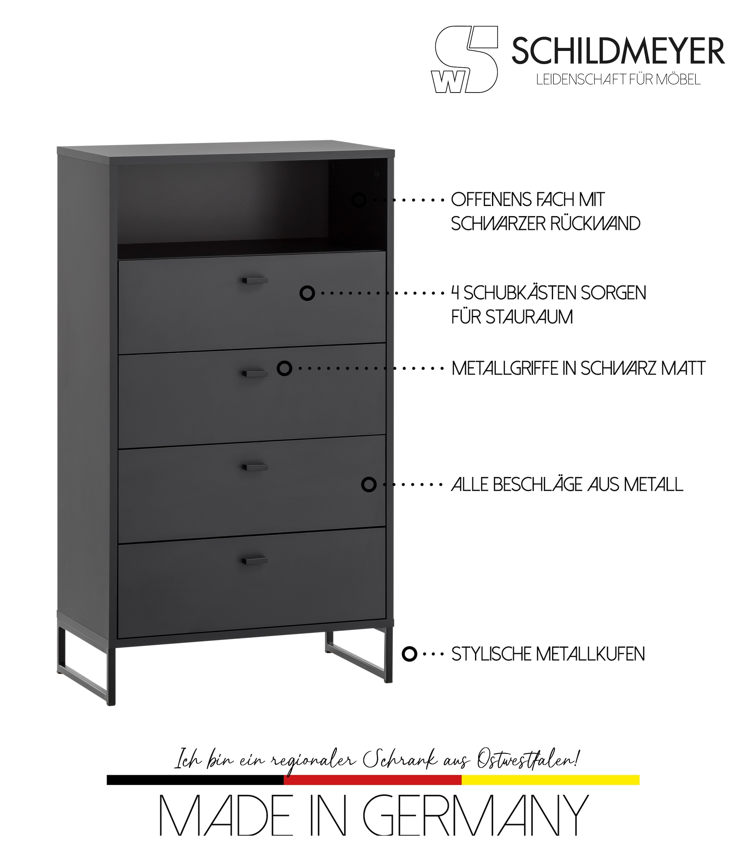 Schildmeyer Midischrank »Janne«