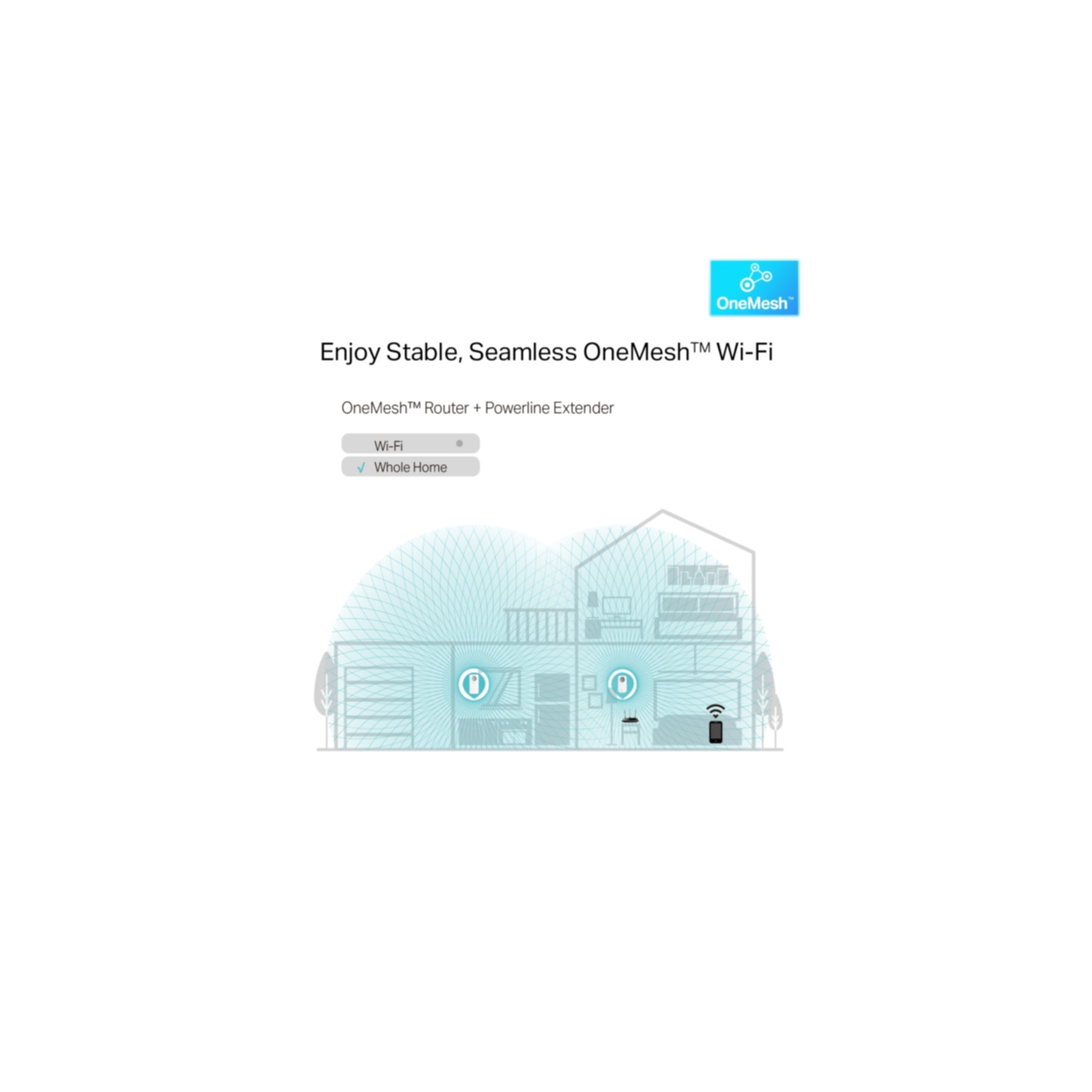 TP-Link Netzwerk-Adapter »AV1300-AC1200-Gigabit-WLAN-Powerline-KIT mit Steckdose«