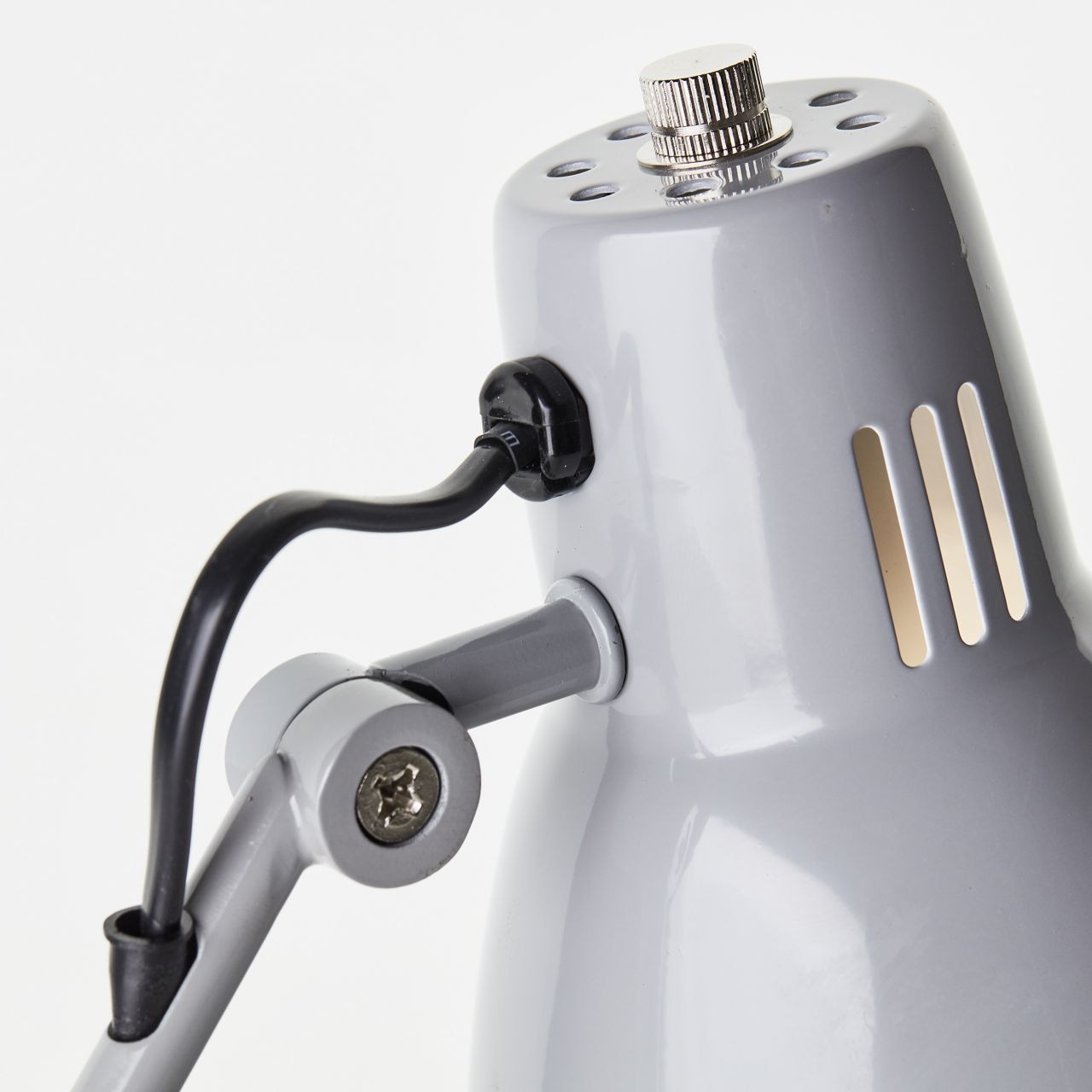 Brilliant Tischleuchte »Bailie« E14 1 Stk. Retro Style Tischlampe schwenkbarer Kopf,stellbare Gelenke - 38cm Höhe