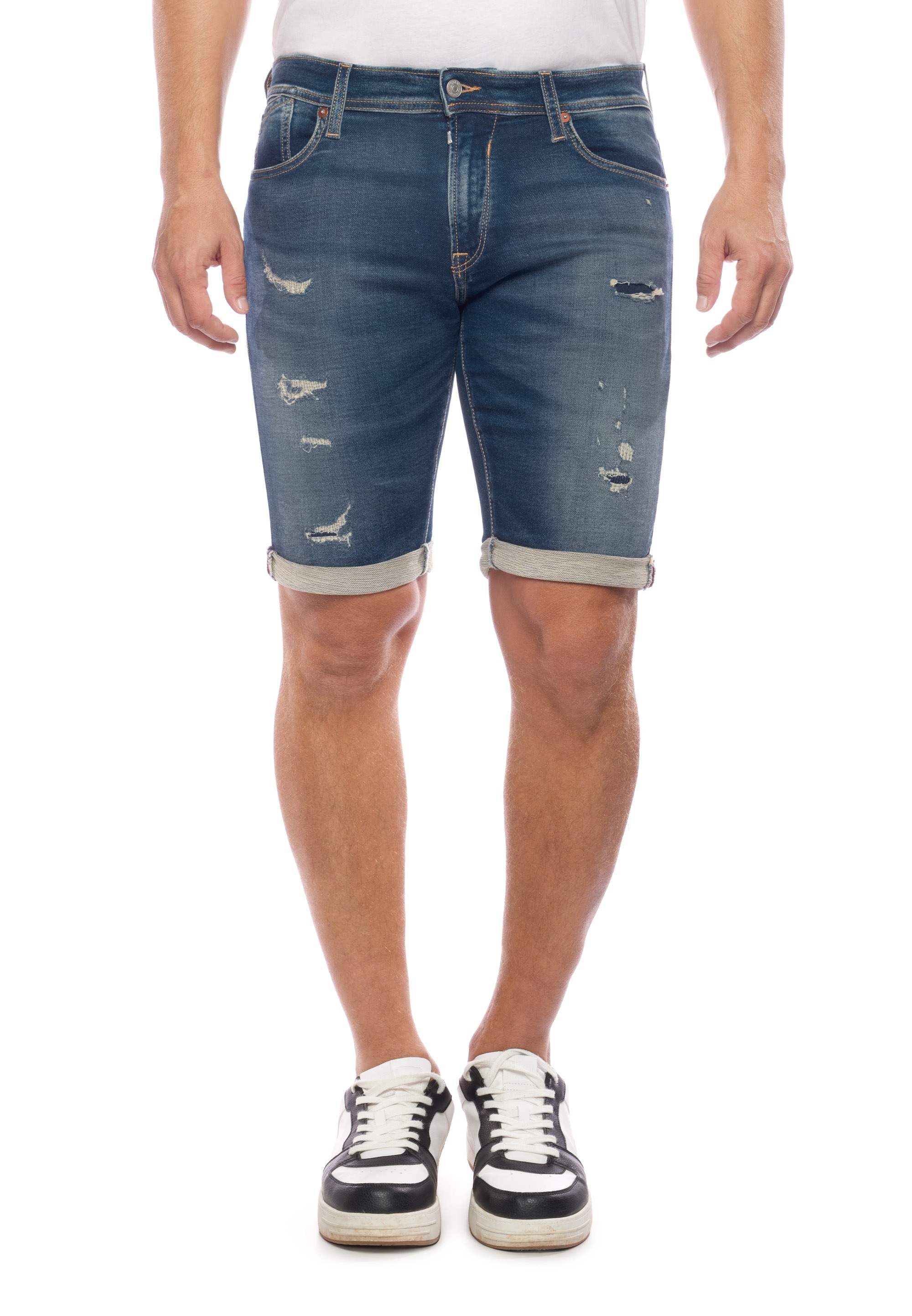 Le Temps Des Cerises Shorts, mit angesagten Used-Details günstig online kaufen